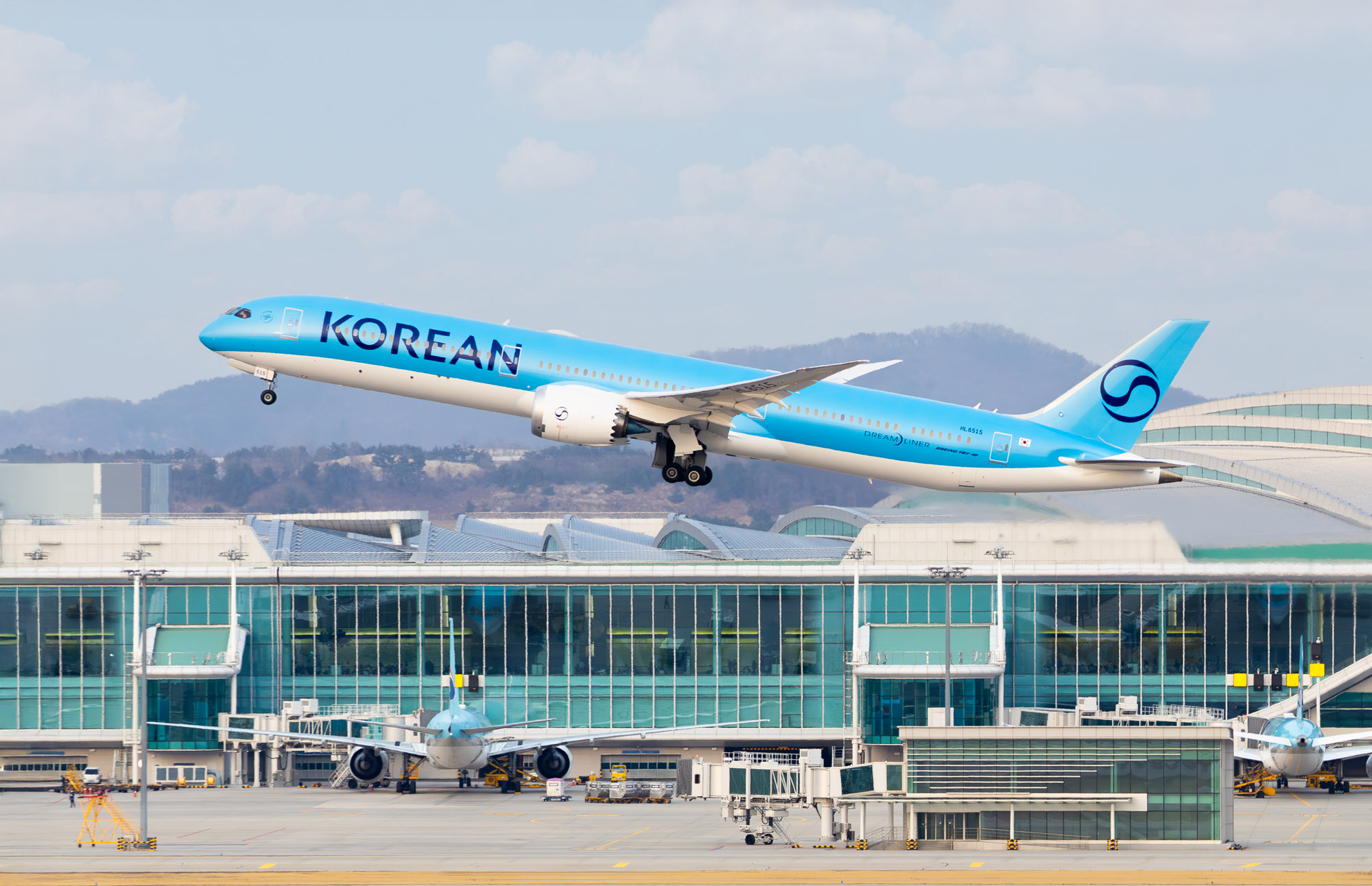 78X;B787;B787-10;B78X;New CI;New Livery;Take off;신도장;신로고;이륙;테이크오프;b747-8i;hl7638;icnkk;new ci;인천공항;b737-900er;hl8242;landing;착륙;대한항공;비행기;항공기
