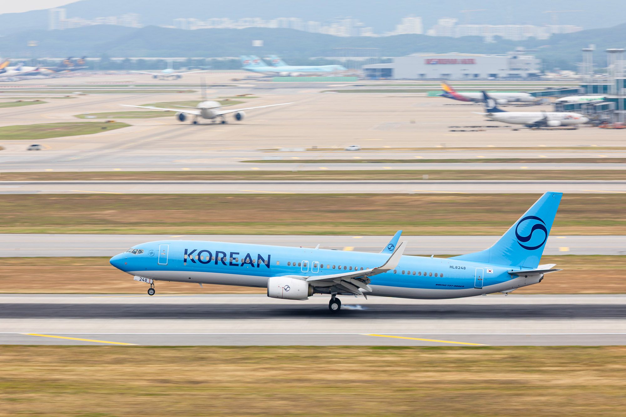 78X;B787;B787-10;B78X;New CI;New Livery;Take off;신도장;신로고;이륙;테이크오프;b747-8i;hl7638;icnkk;new ci;인천공항;b737-900er;hl8242;landing;착륙;대한항공;비행기;항공기