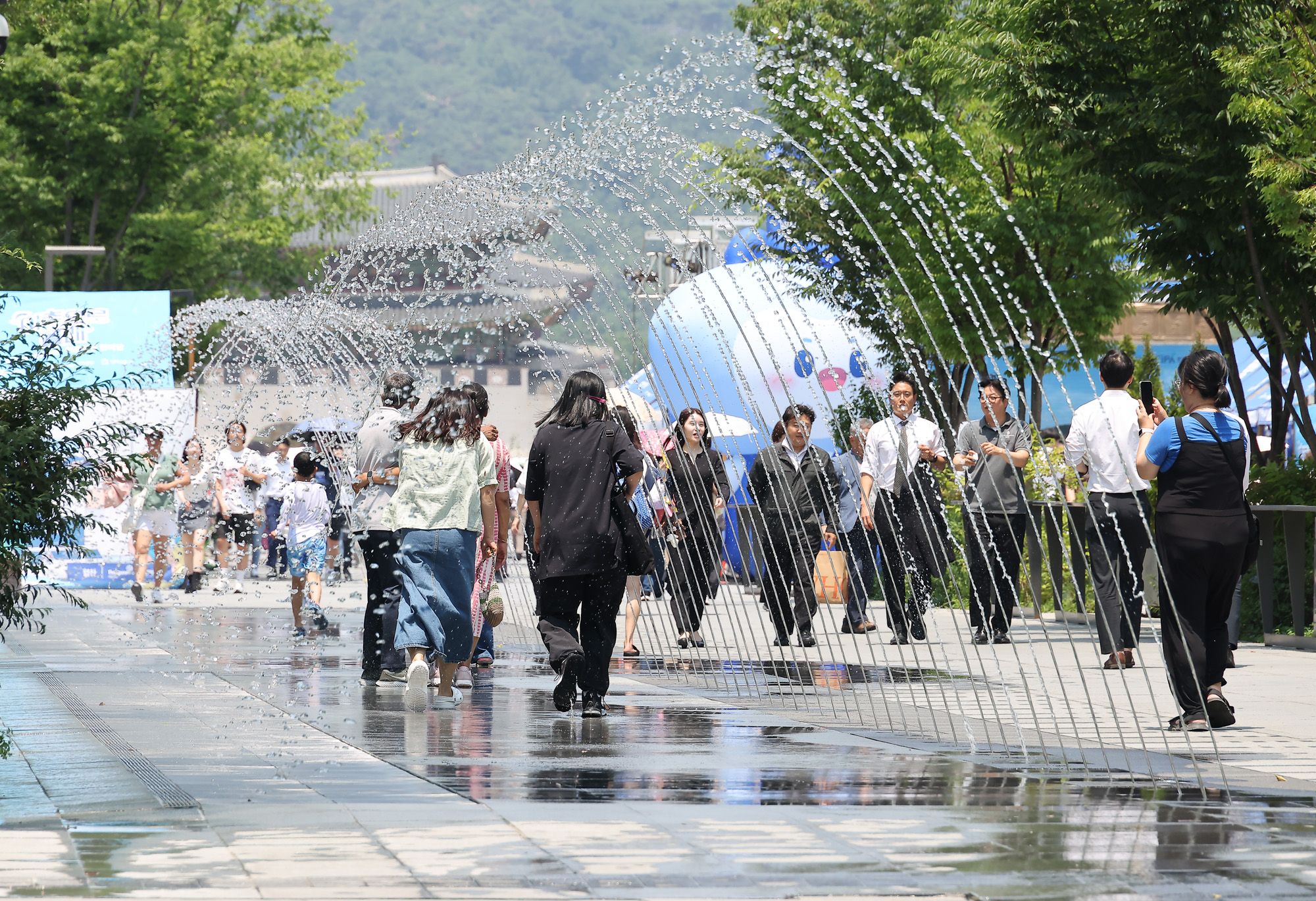 광화문 터널분수