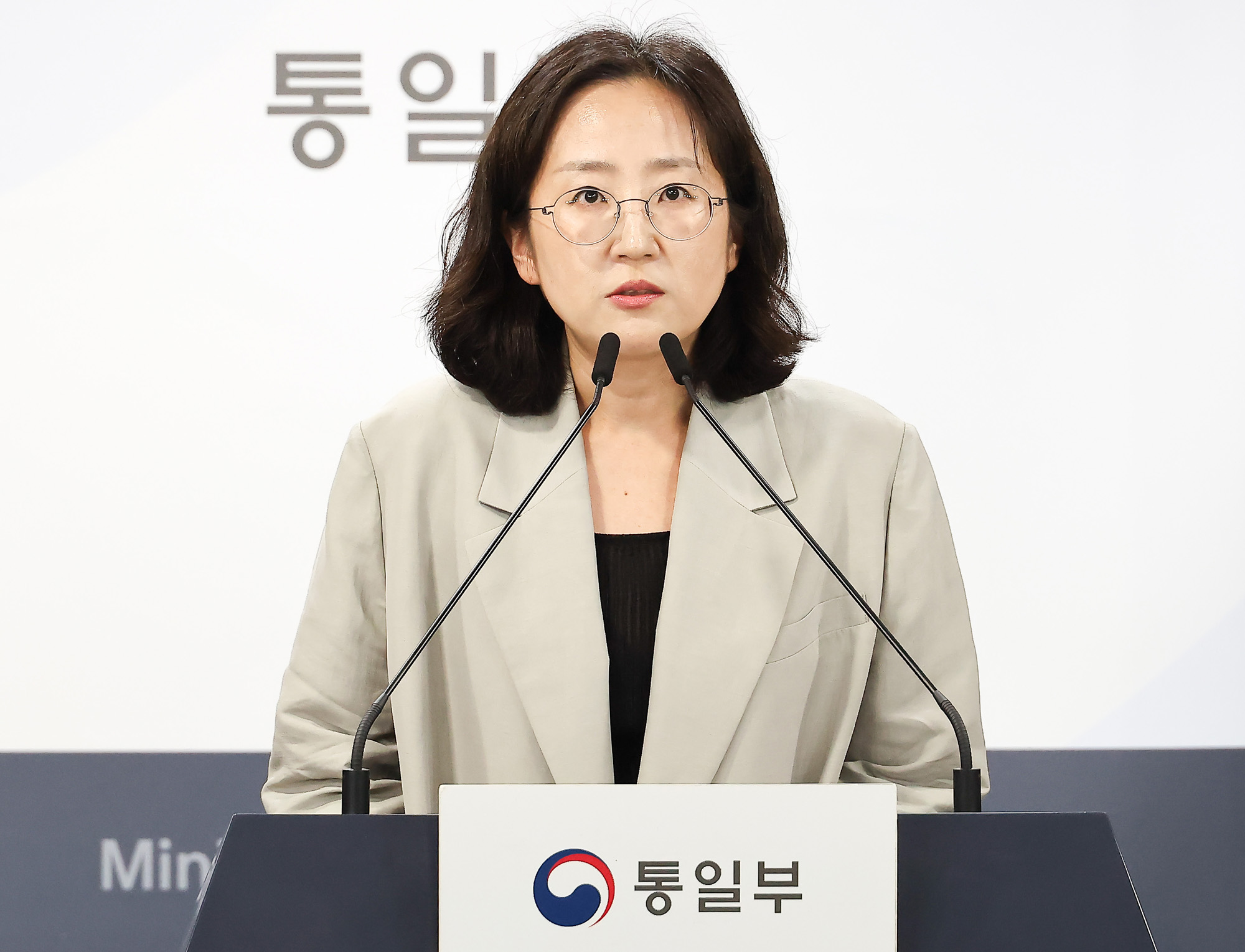통일부 장윤정 브리핑 탈북