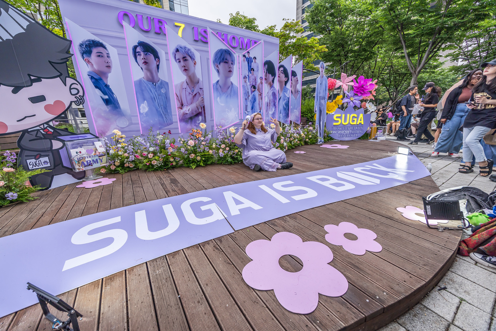 연예;방송;가수;대중가요;아이돌;방탄소년단;BTS;하이브;방탄소년단전역;방탄소년단제대;BTS군복무;하이브사옥;방탄소년단팬;BTS아미;슈가 소집해제