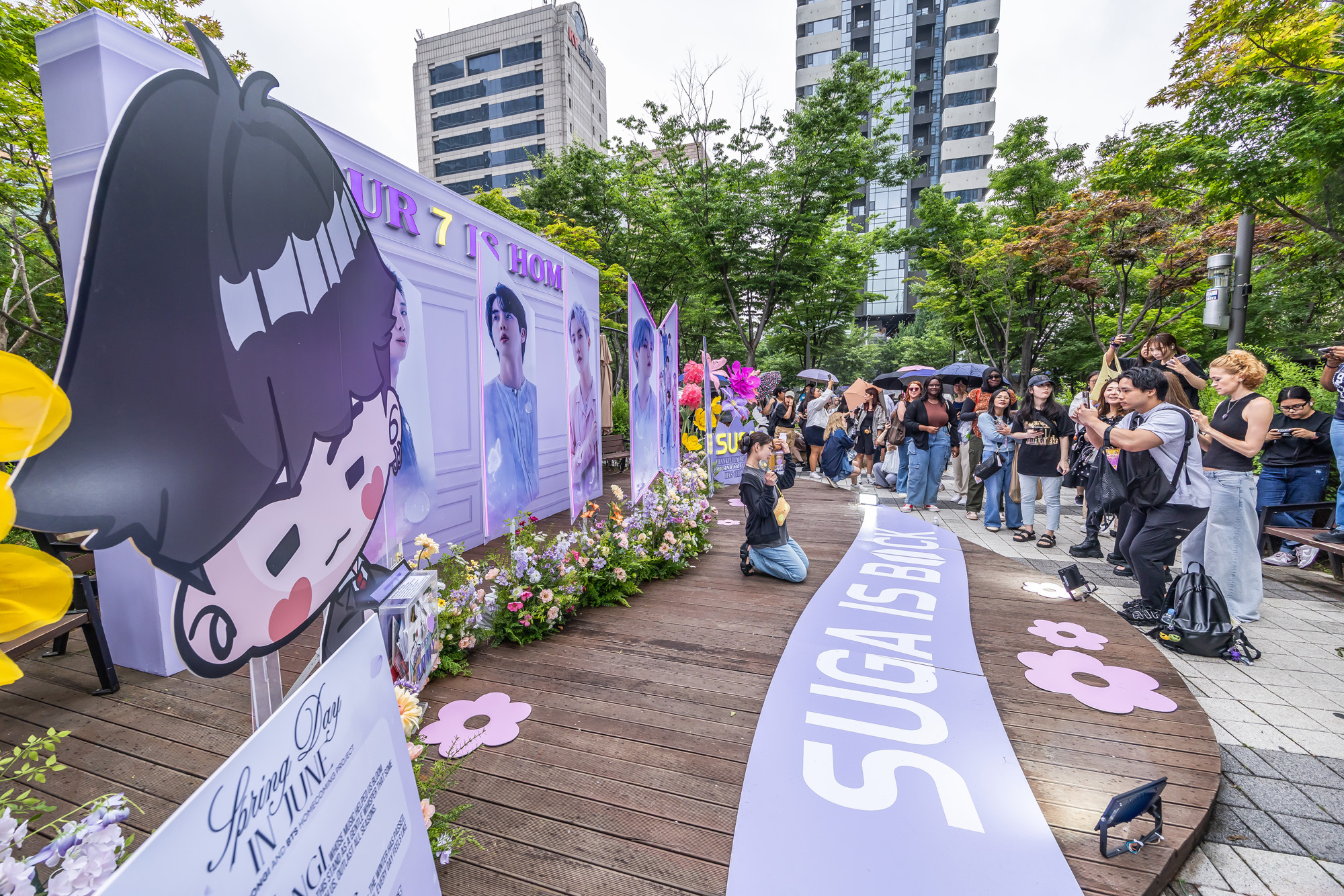 연예;방송;가수;대중가요;아이돌;방탄소년단;BTS;하이브;방탄소년단전역;방탄소년단제대;BTS군복무;하이브사옥;방탄소년단팬;BTS아미;슈가 소집해제