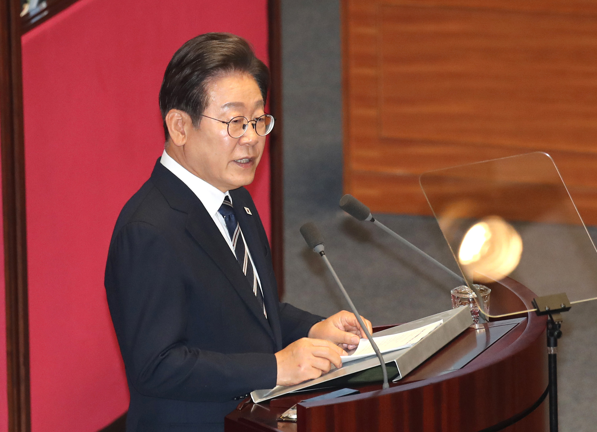 정치;국회;대통령시정연설;추경예산안;이재명