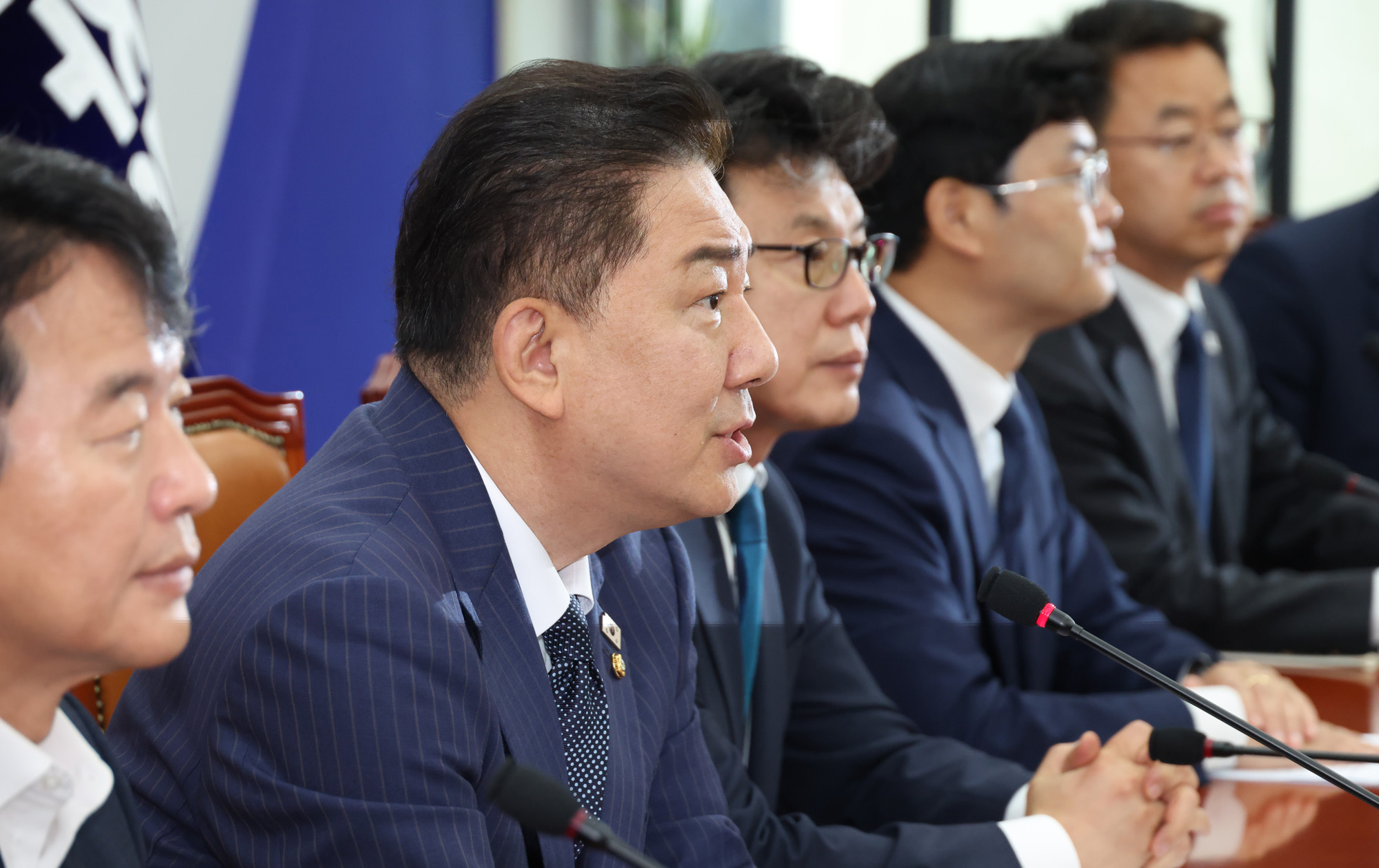 정치;국회;더불어민주당 원내대책회의;김병기
