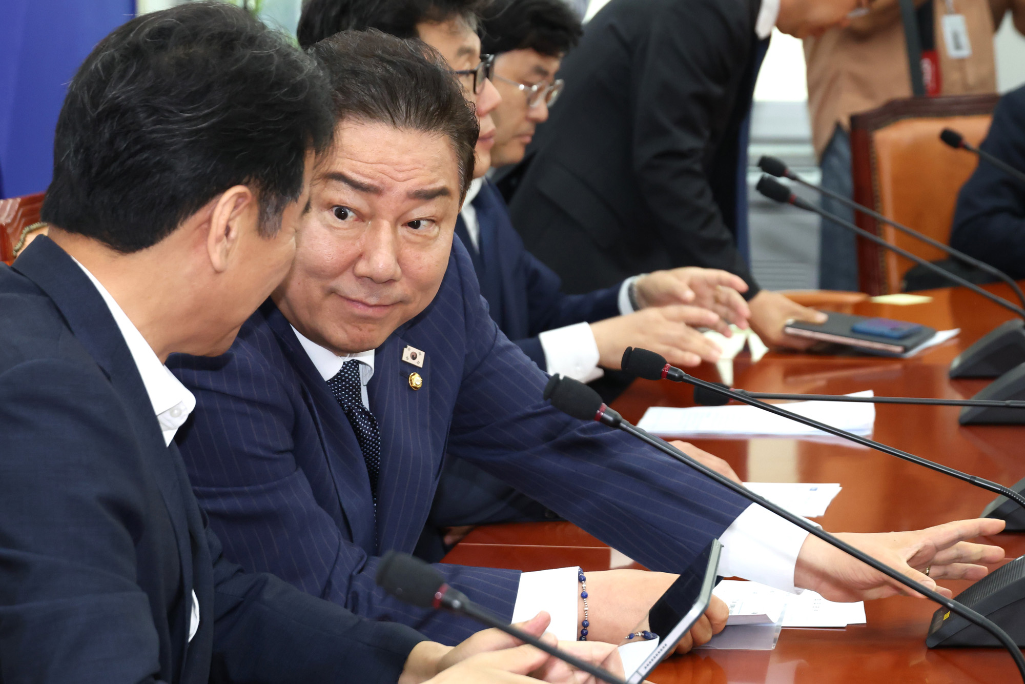 정치;국회;더불어민주당 원내대책회의;김병기