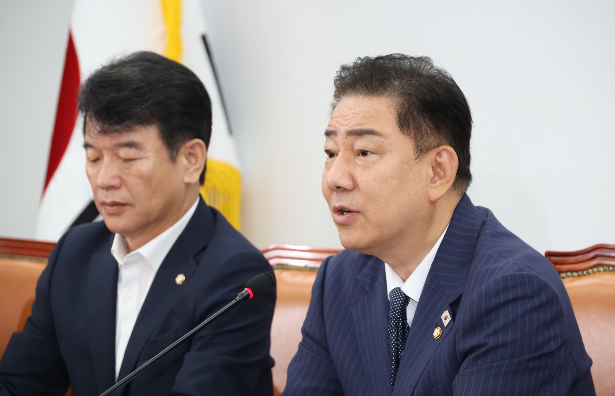 정치;국회;더불어민주당 원내대책회의;김병기