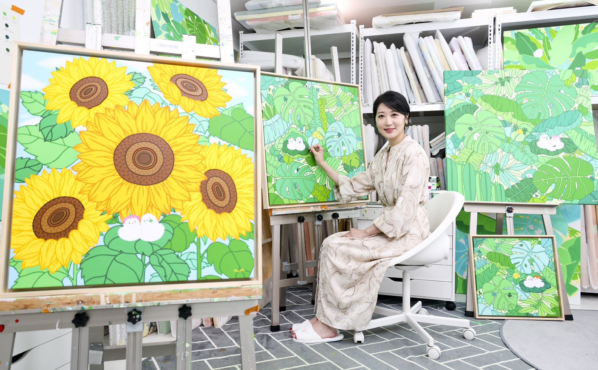 한아름;한아름작가;화가;아티스트;그림;화가의방;한국미술응원프로젝트