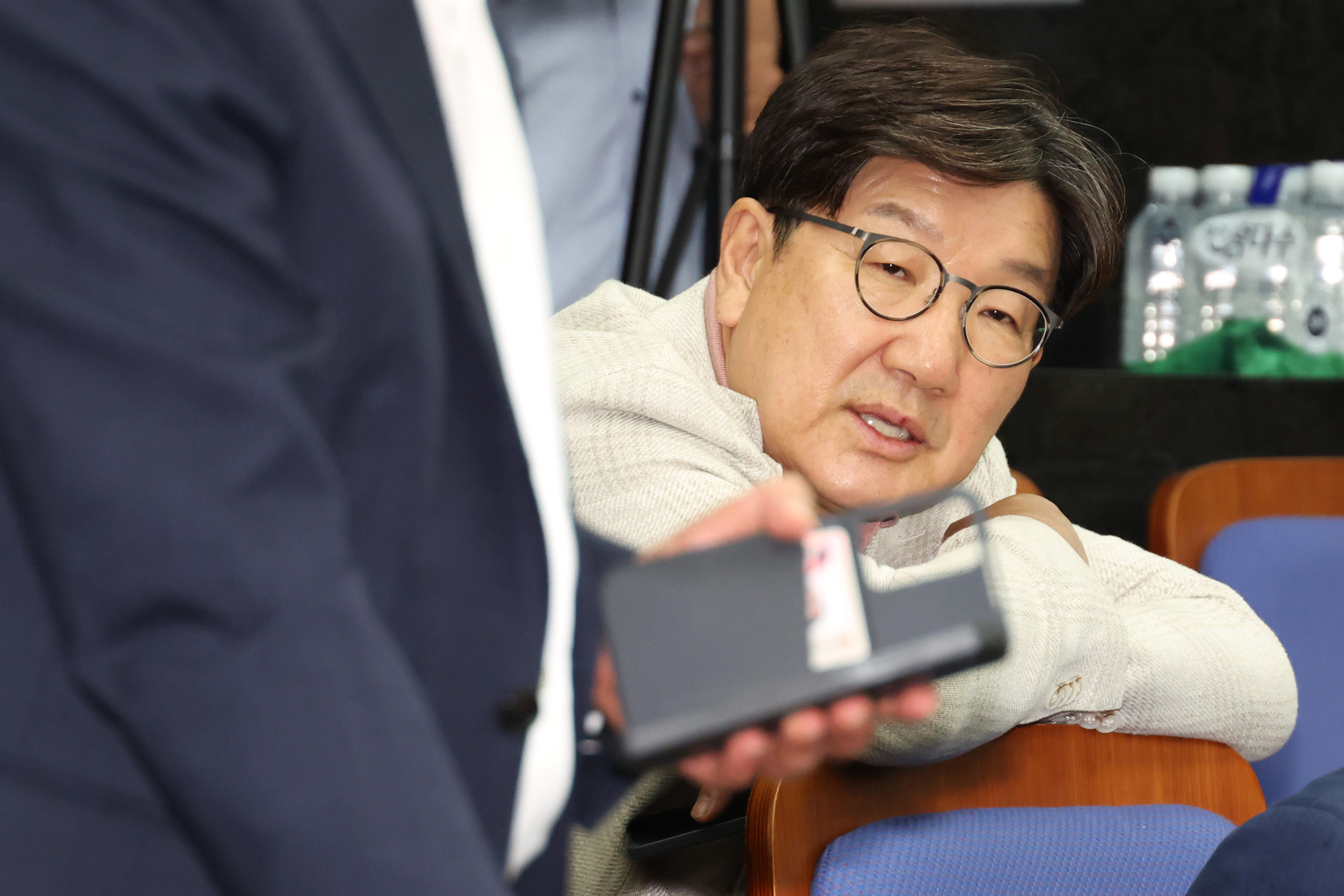 정치;국회;국민의힘의원총회;권성동