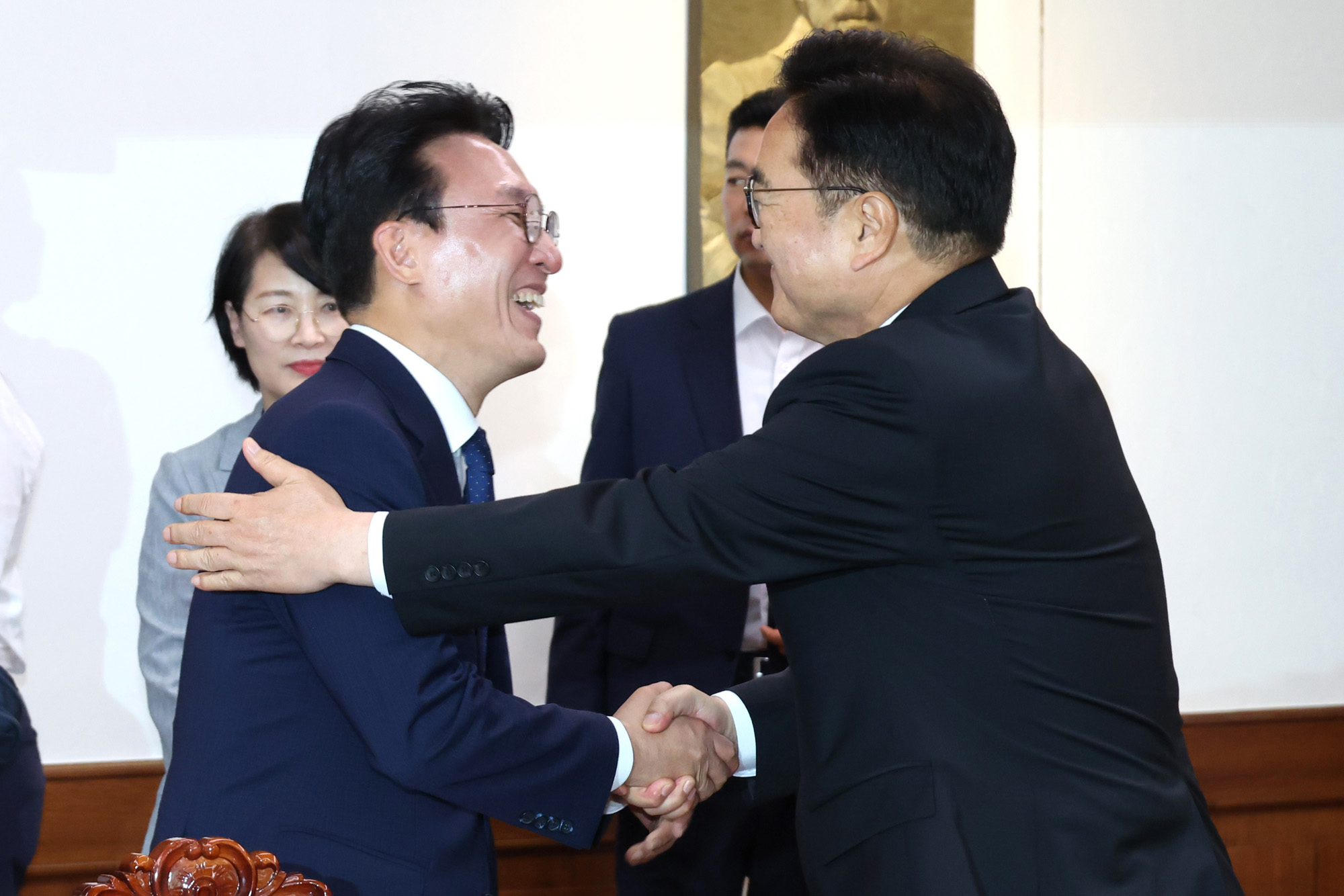정치;국회;김민석 국무총리;우원식 국회의장