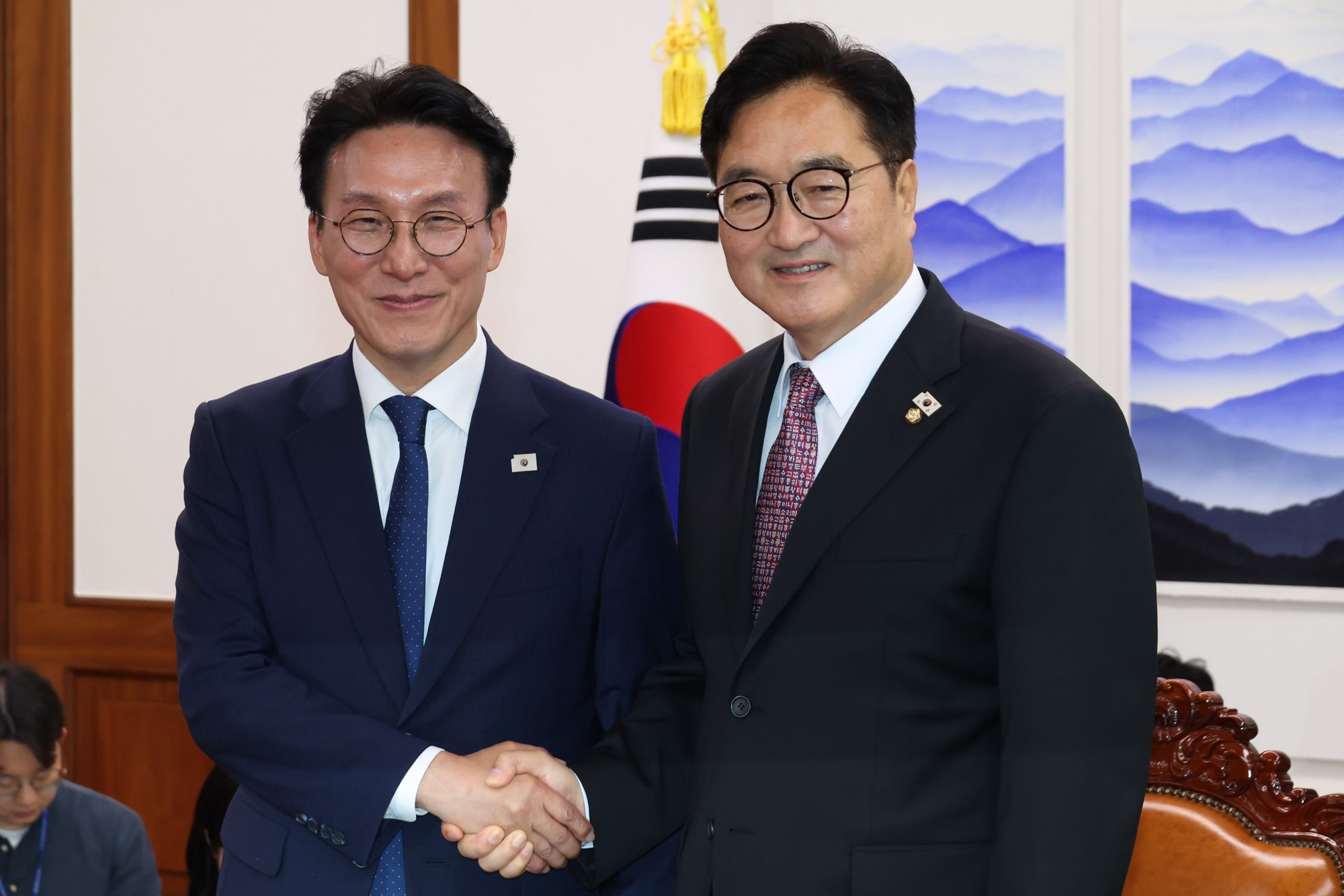 정치;국회;김민석 국무총리;우원식 국회의장