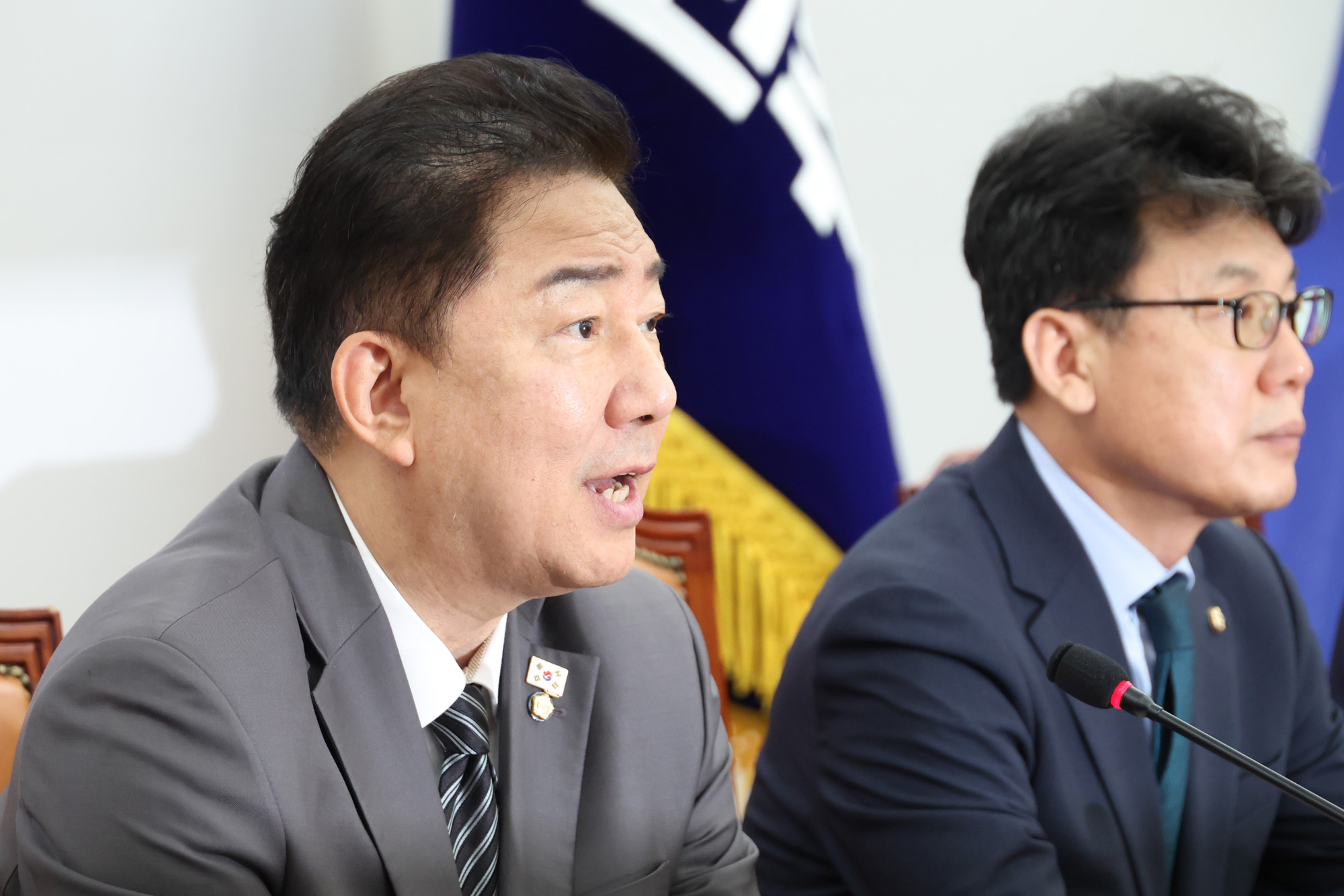 정치;국회;더불어민주당 원내대책회의;김병기