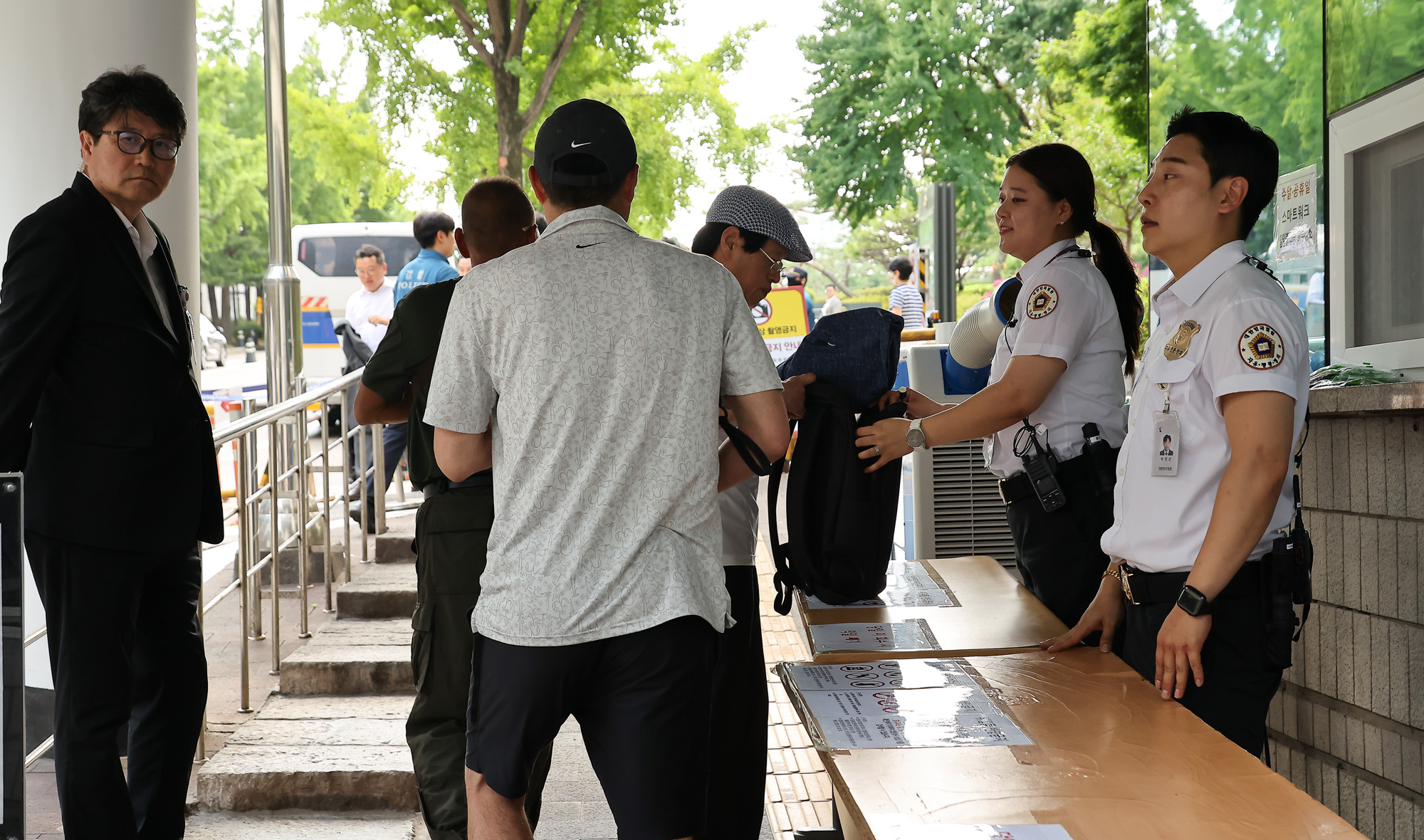 윤석열 영장심사 법원 보수 집회