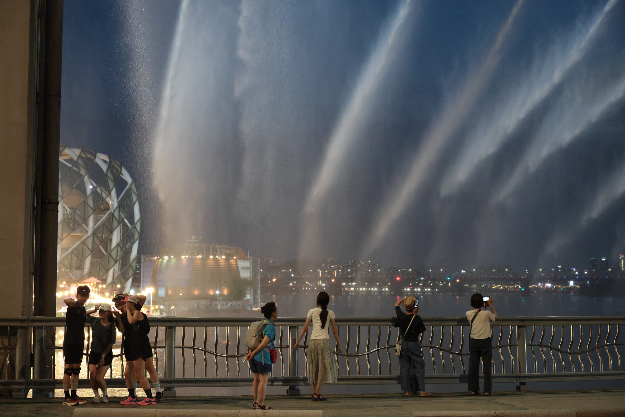 사회;반포;달빛무지개분수;무더위;폭염;열대야