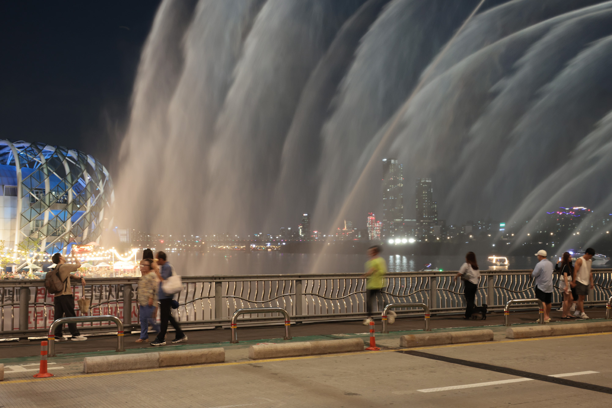 사회;반포;달빛무지개분수;무더위;폭염;열대야