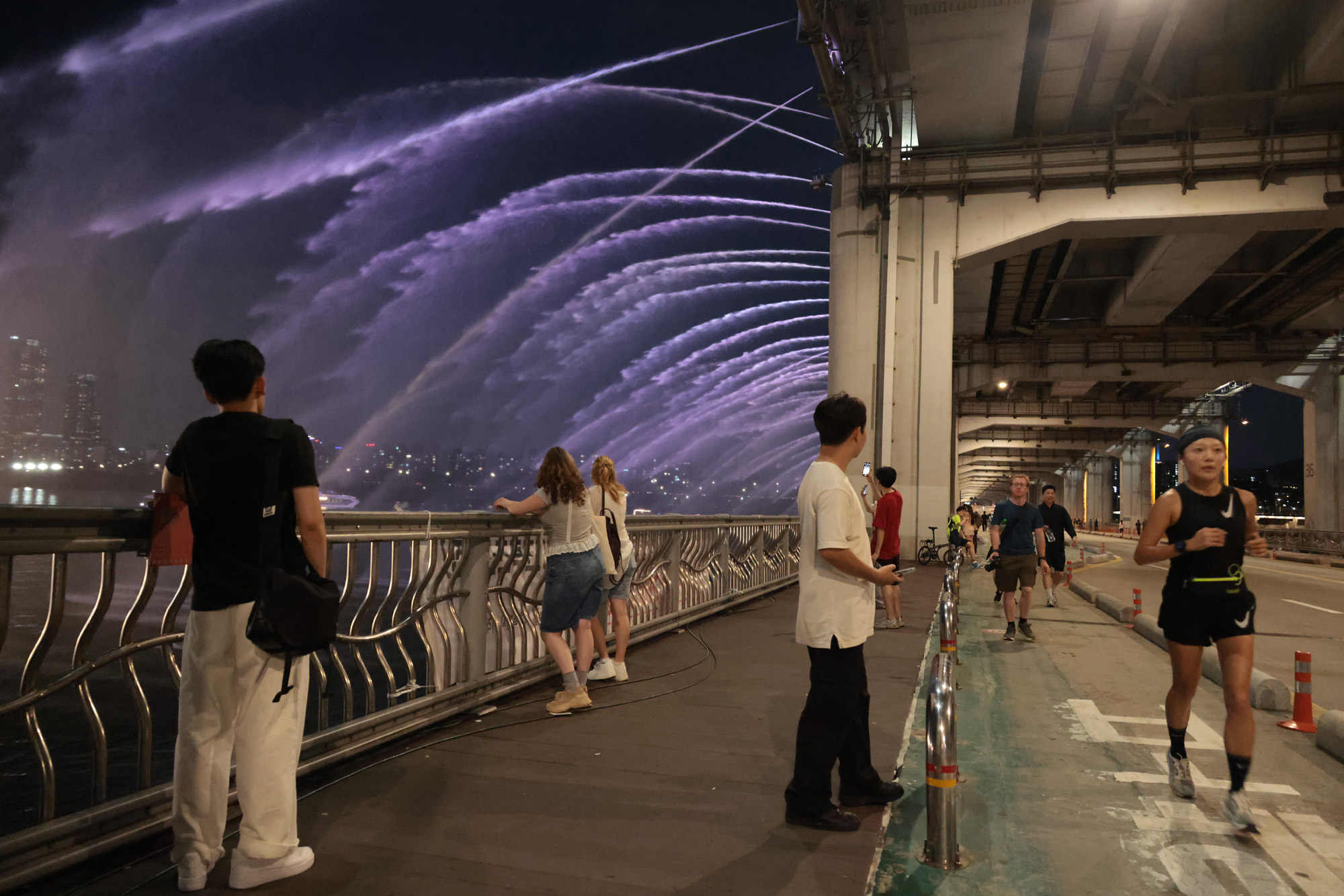 사회;반포;달빛무지개분수;무더위;폭염;열대야