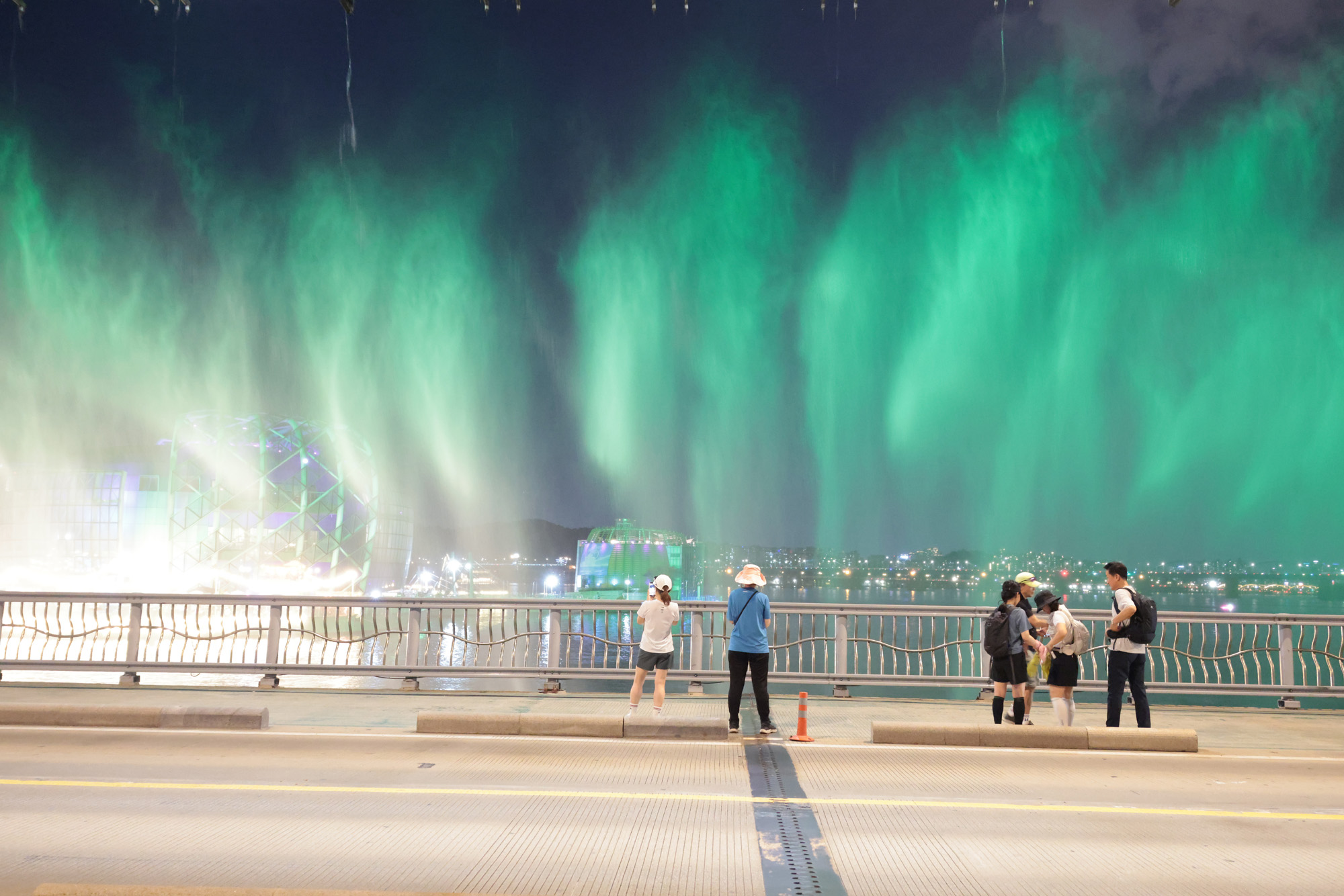 사회;반포;달빛무지개분수;무더위;폭염;열대야