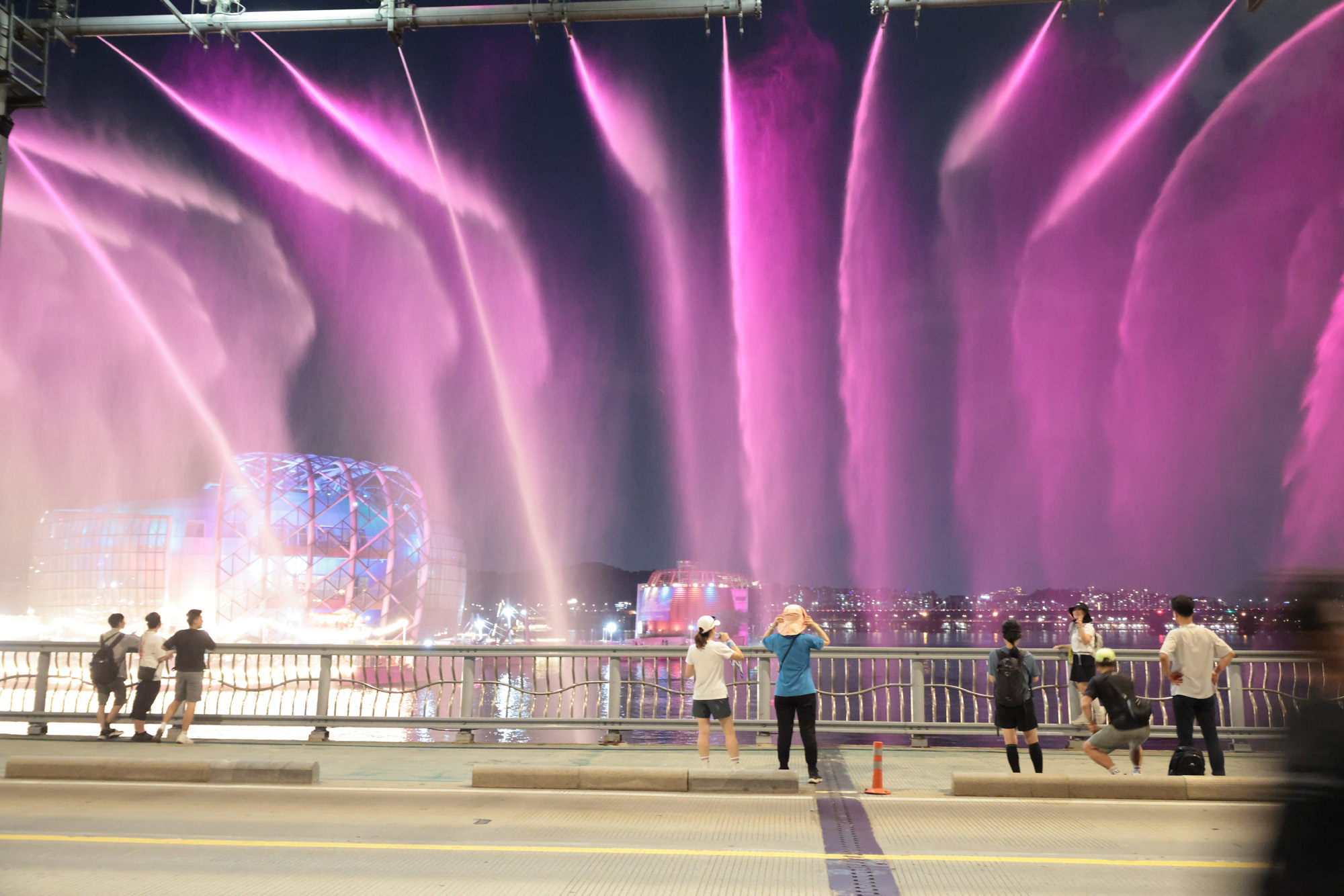 사회;반포;달빛무지개분수;무더위;폭염;열대야