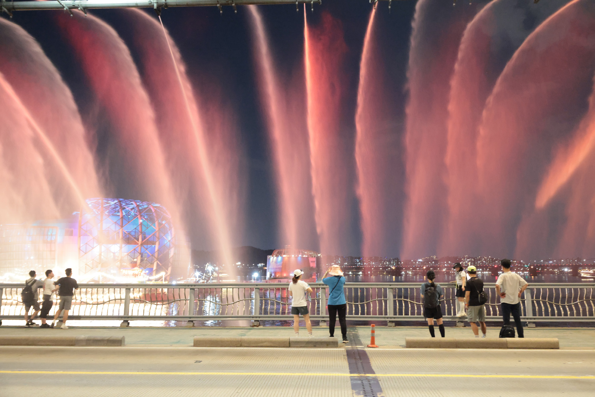 사회;반포;달빛무지개분수;무더위;폭염;열대야