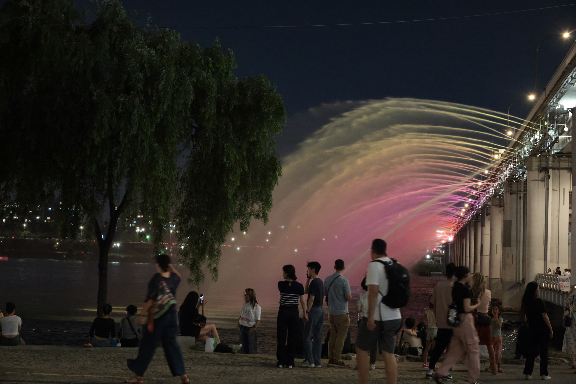 사회;반포;달빛무지개분수;무더위;폭염;열대야