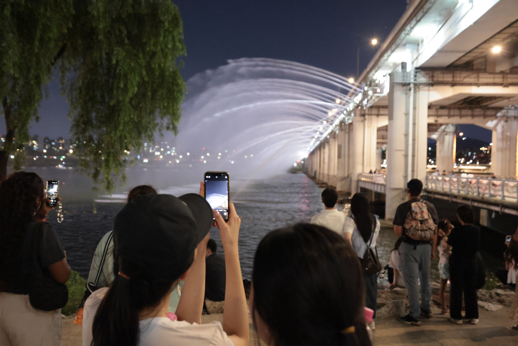 사회;반포;달빛무지개분수;무더위;폭염;열대야