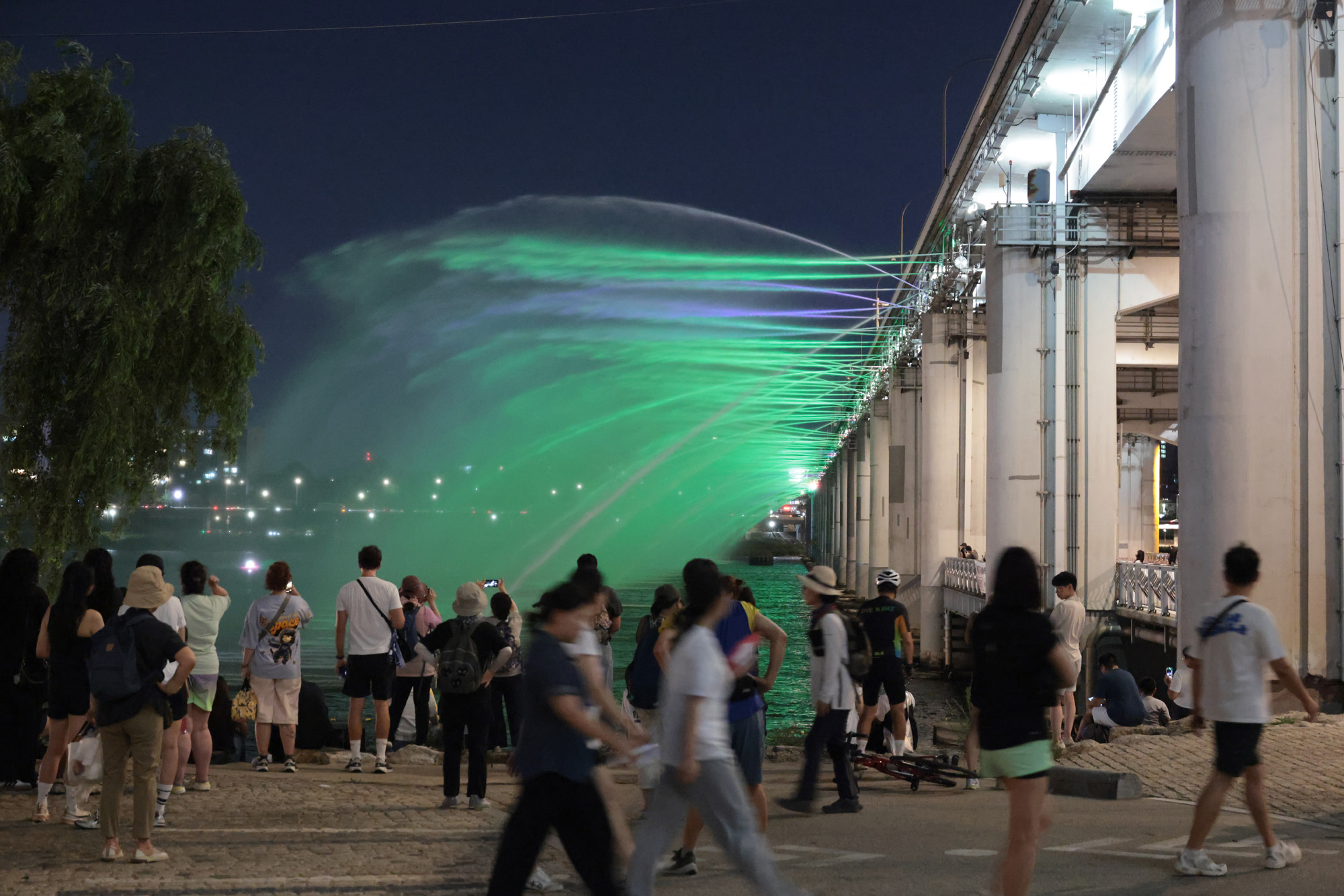 사회;반포;달빛무지개분수;무더위;폭염;열대야