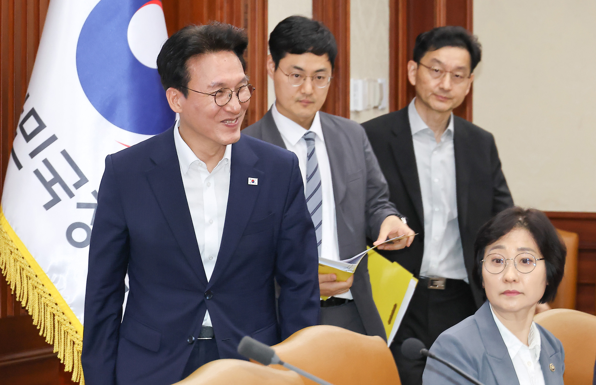 국정현안관계장관 회의 김민석