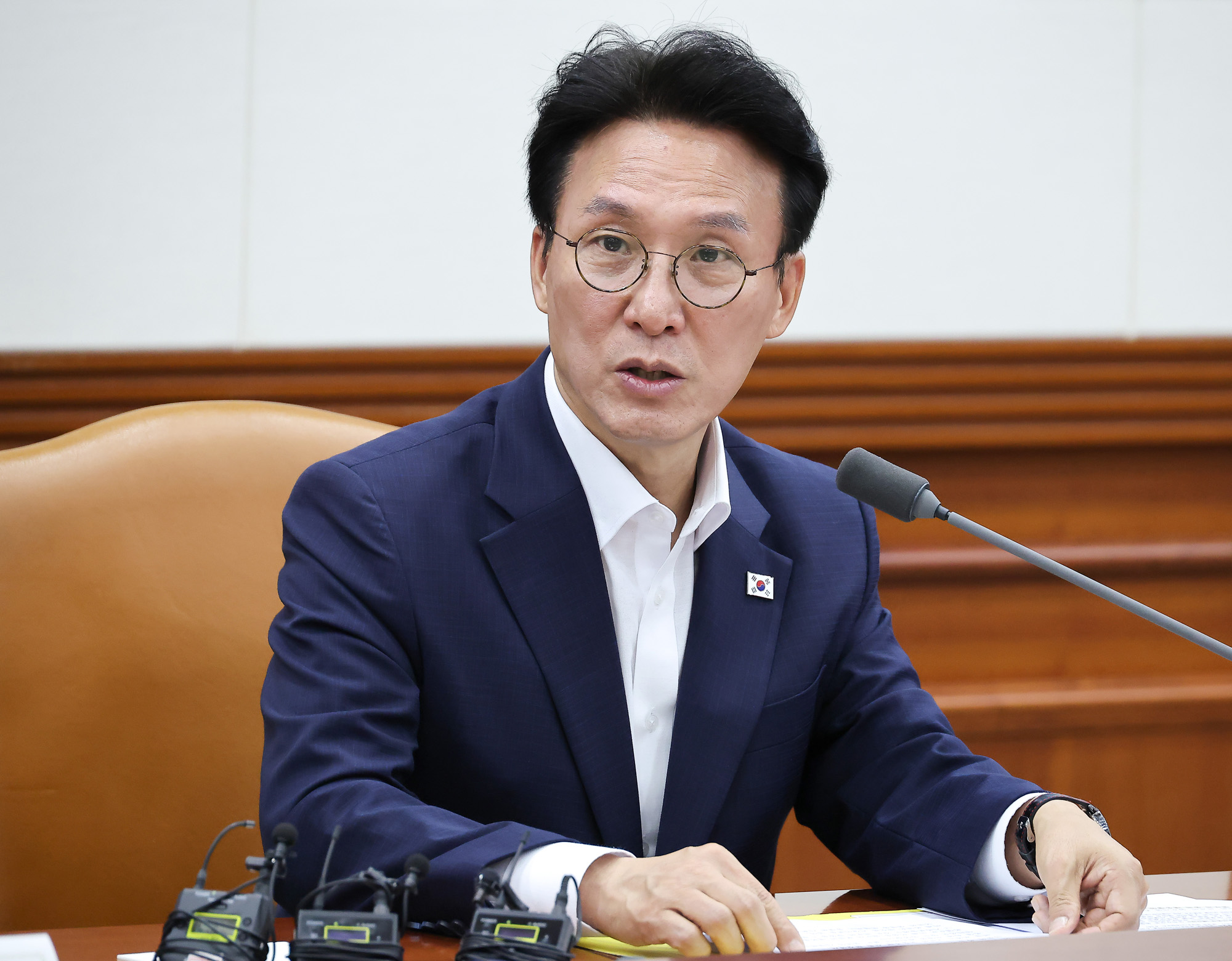 국정현안관계장관 회의 김민석