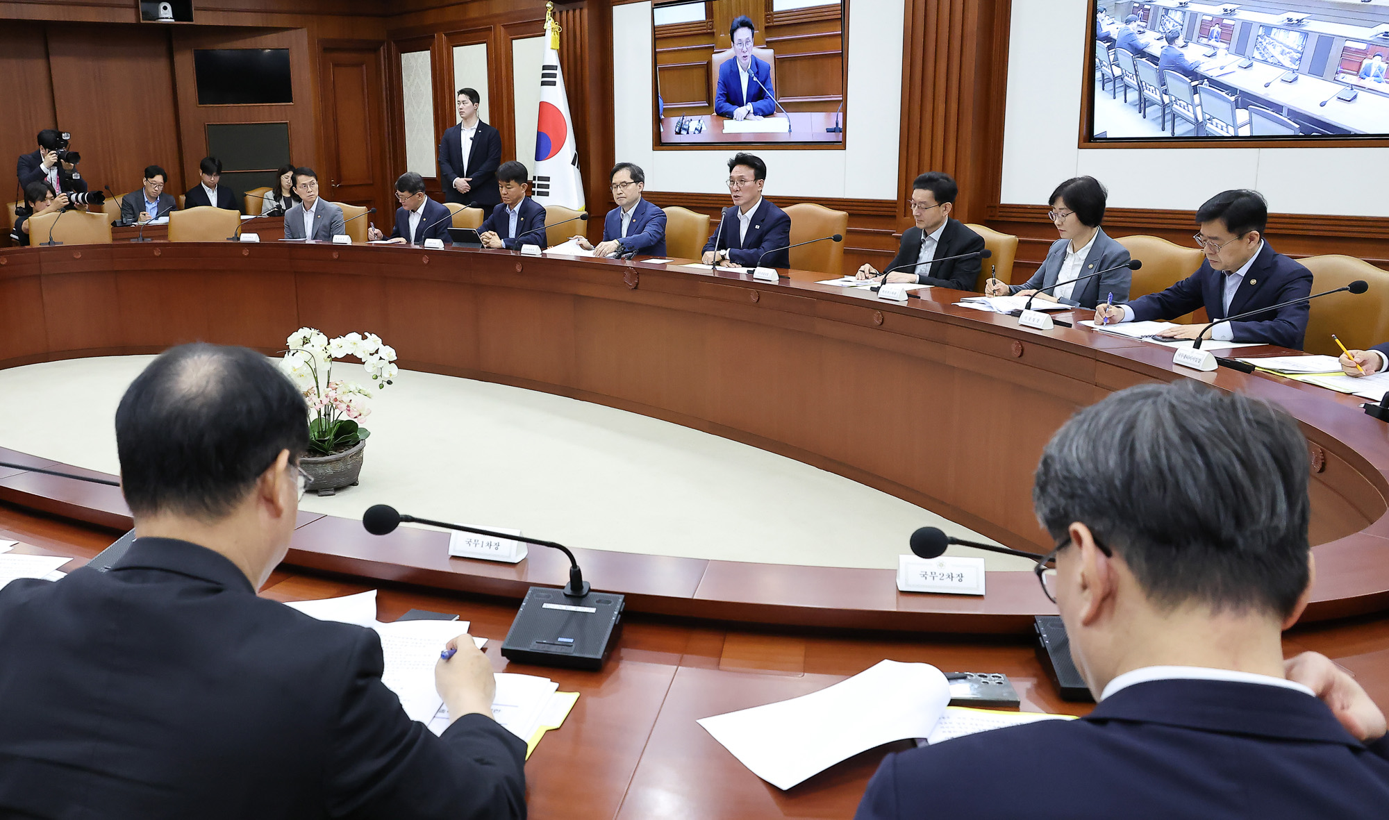 국정현안관계장관 회의 김민석