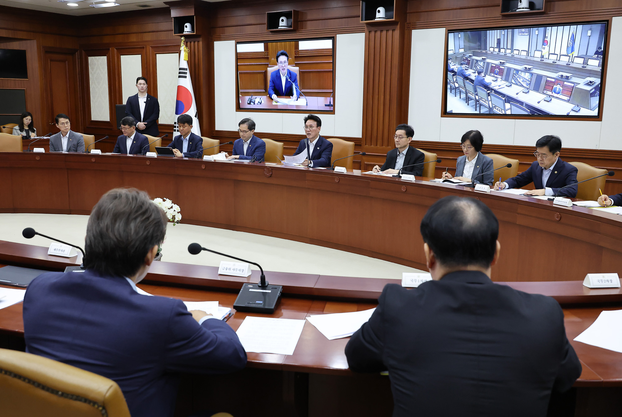 국정현안관계장관 회의 김민석