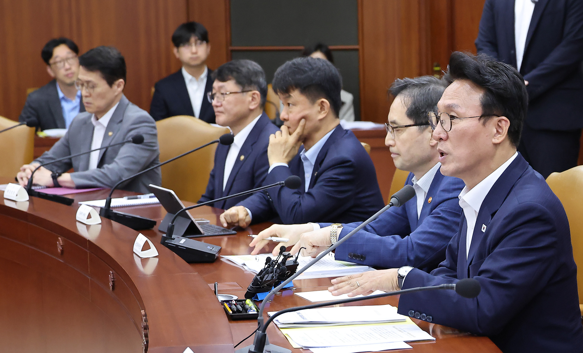 국정현안관계장관 회의 김민석