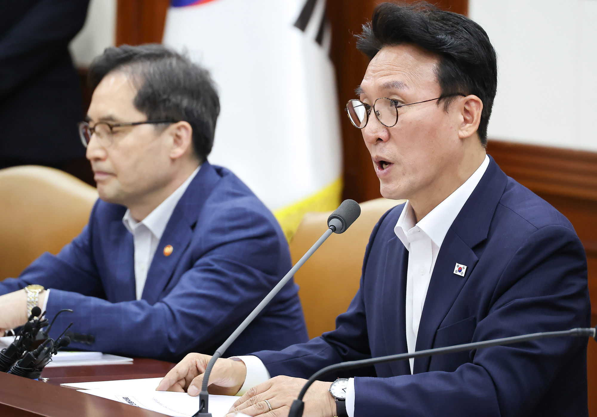 국정현안관계장관 회의 김민석