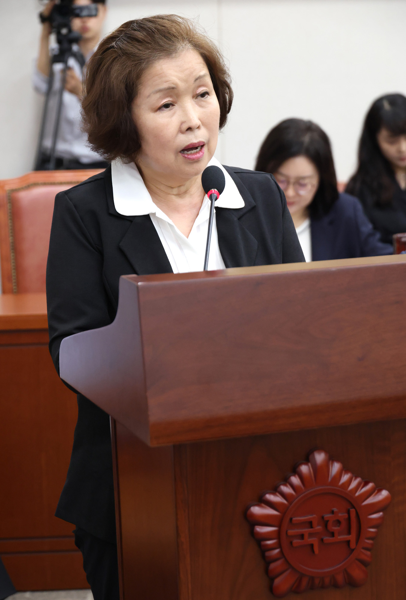 정치;국회;교육위원회;리박스쿨 청문회;손효숙