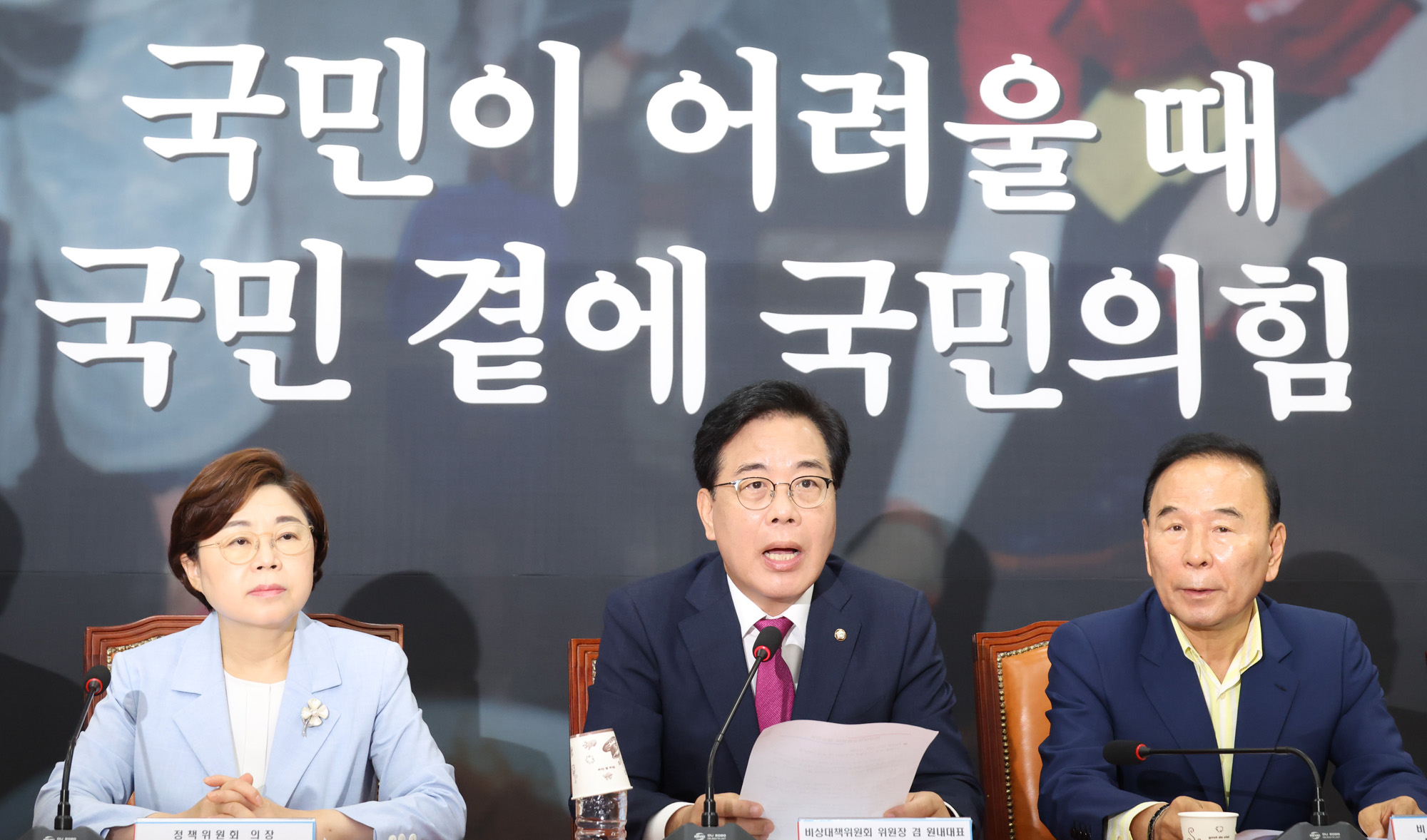 정치;국회;국민의힘 비상대책위원회의;송언석