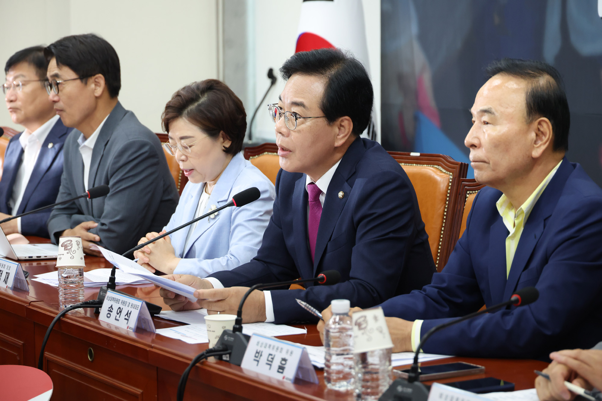 정치;국회;국민의힘 비상대책위원회의;송언석