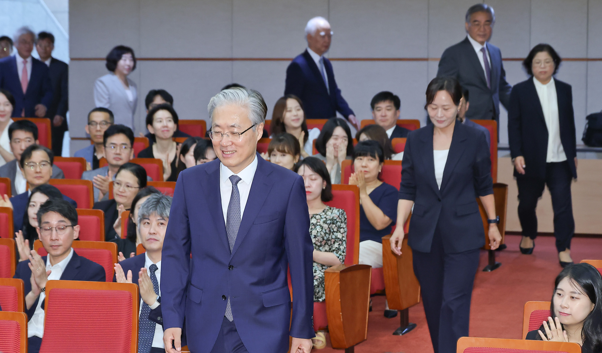 김상환 헌법 재판소장 취임식