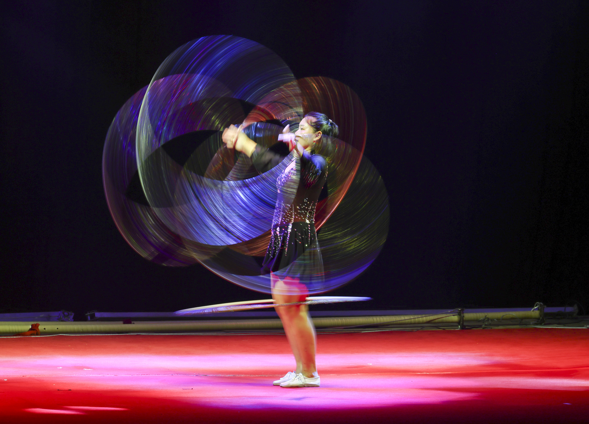 동춘서커스;서커스;광대;무대;공연