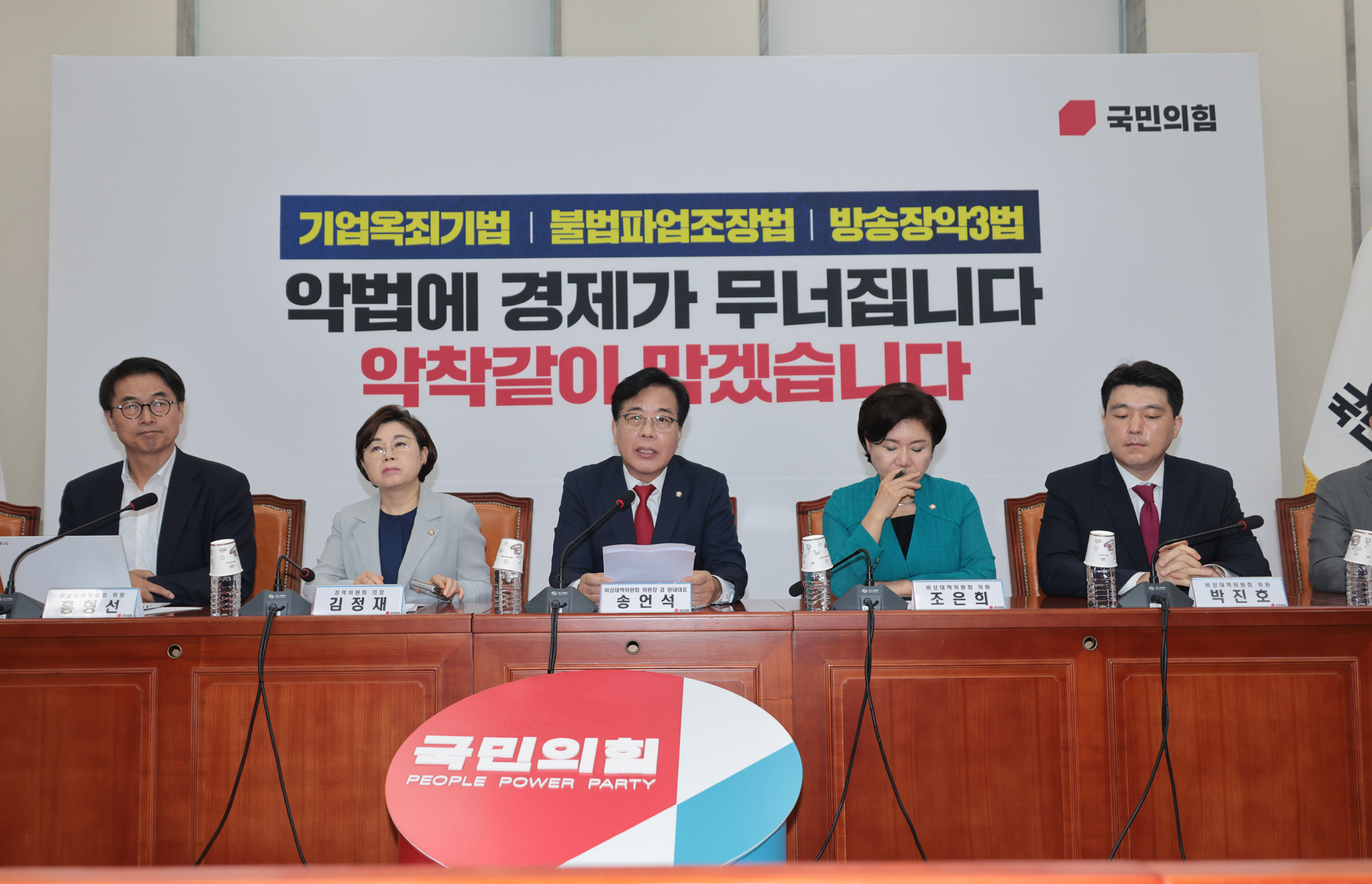 정치;국민의힘;비상대책위원회의