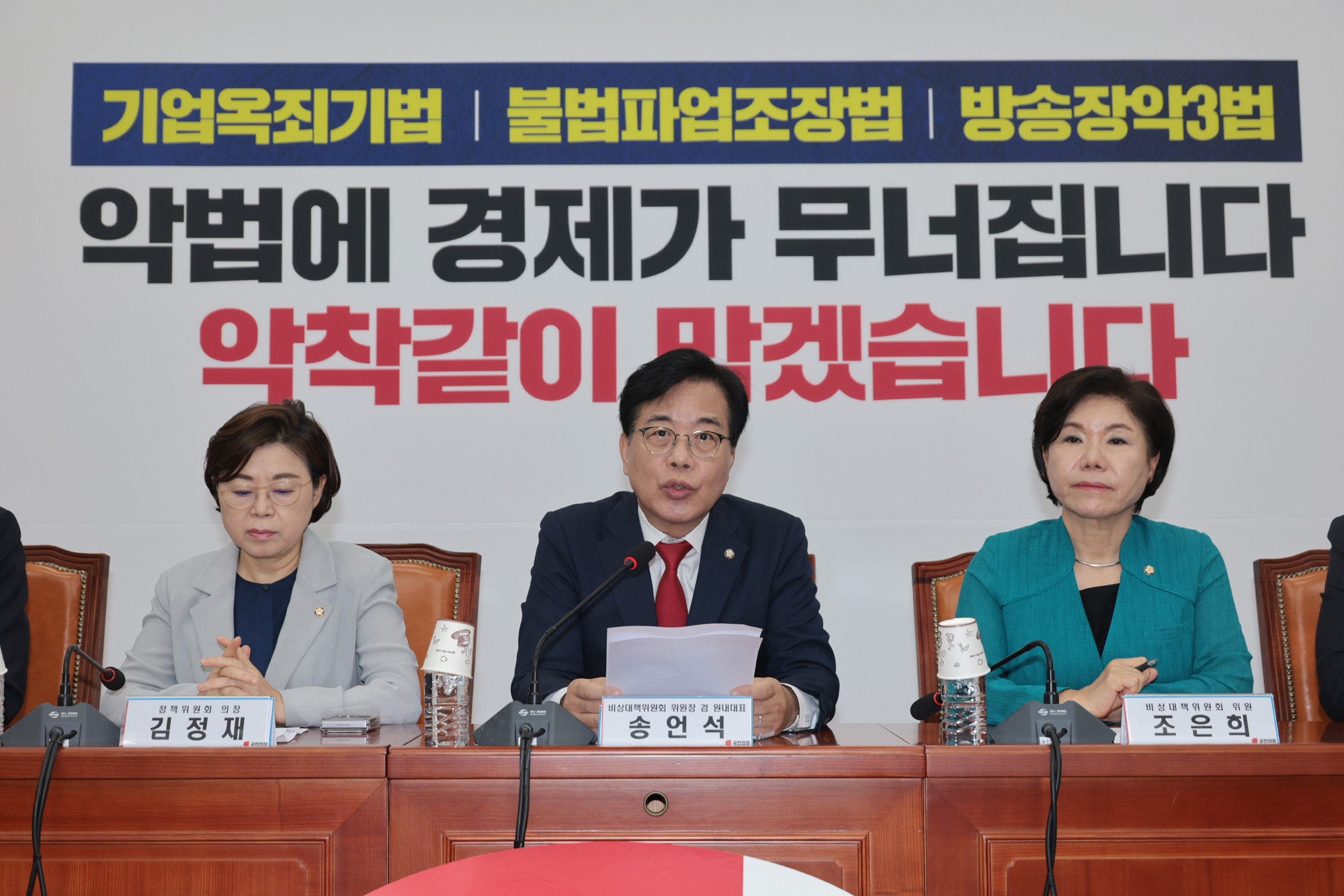 정치;국민의힘;비상대책위원회의