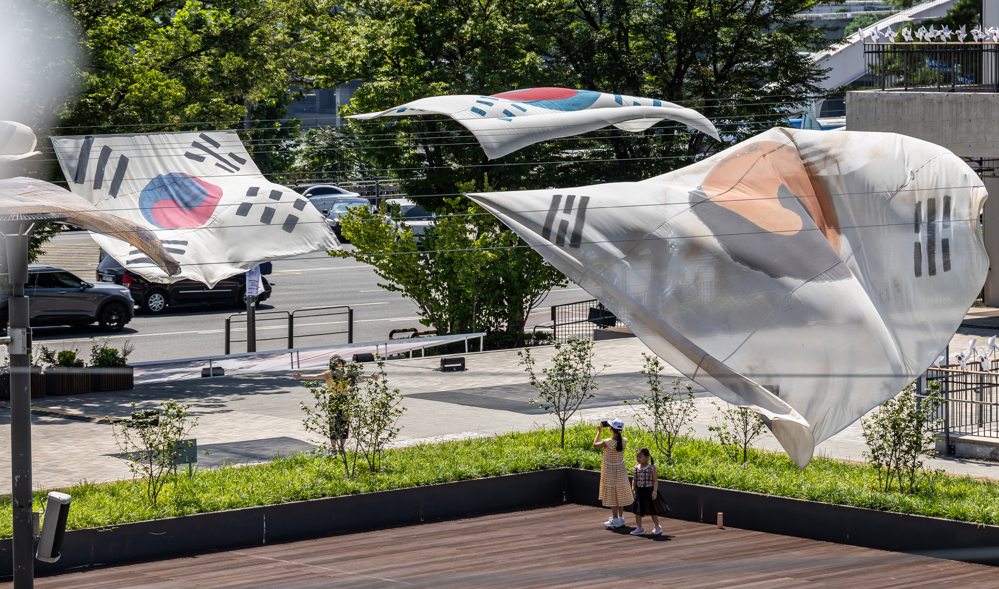 사회;역사;광복절;광복80주년;독립운동태극기;시대별태극기전시;노들섬태극기전시;대형태극기