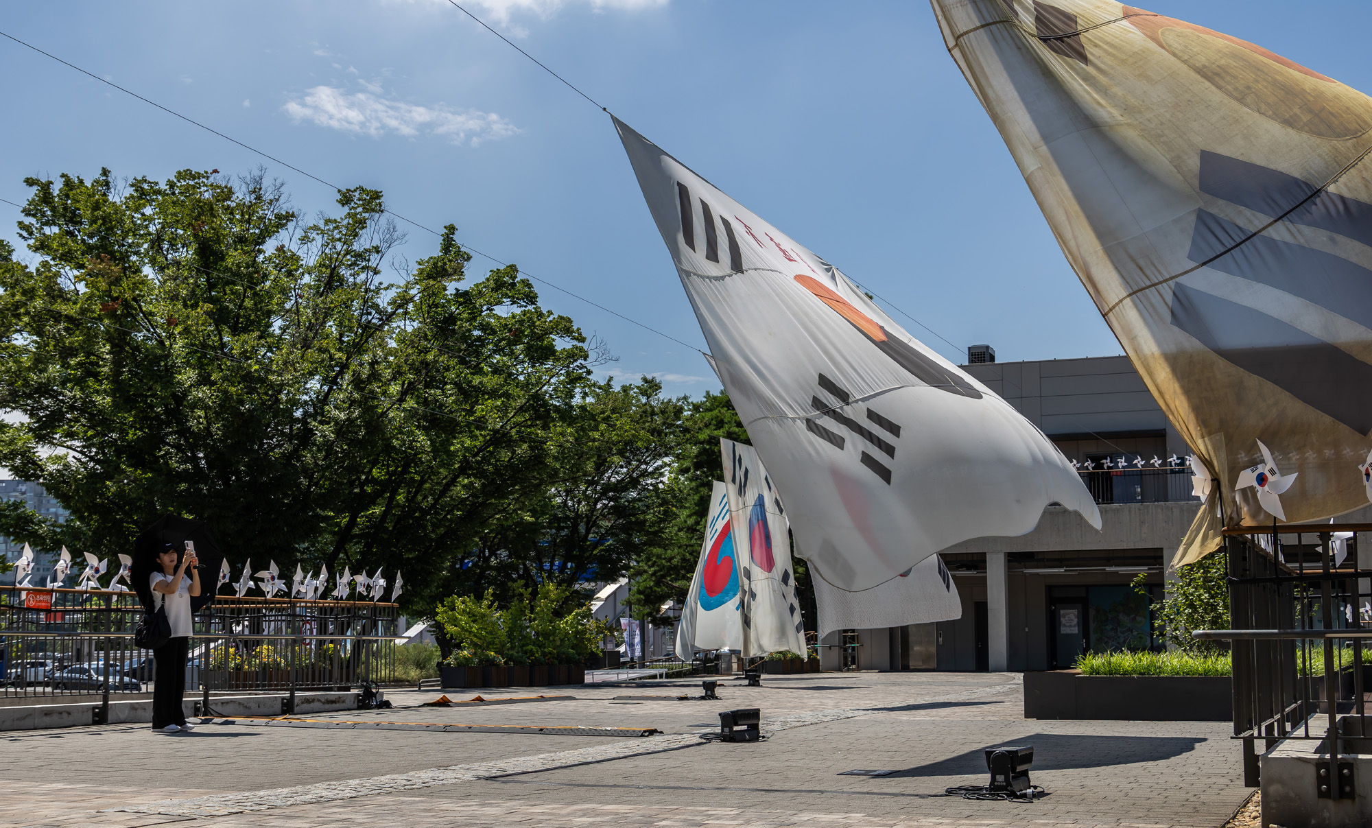 사회;역사;광복절;광복80주년;독립운동태극기;시대별태극기전시;노들섬태극기전시;대형태극기