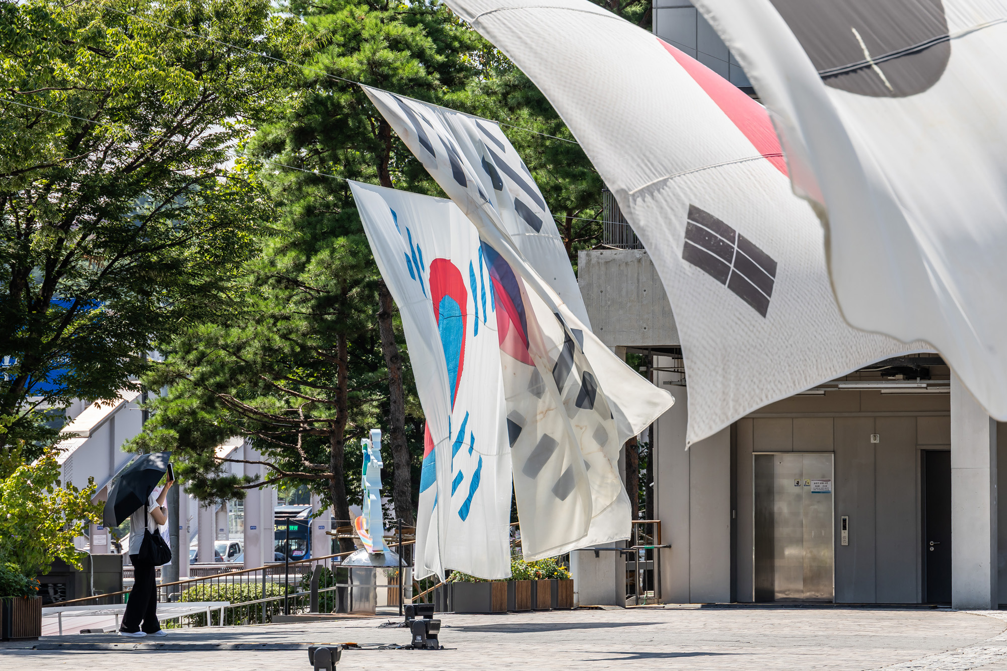 사회;역사;광복절;광복80주년;독립운동태극기;시대별태극기전시;노들섬태극기전시;대형태극기
