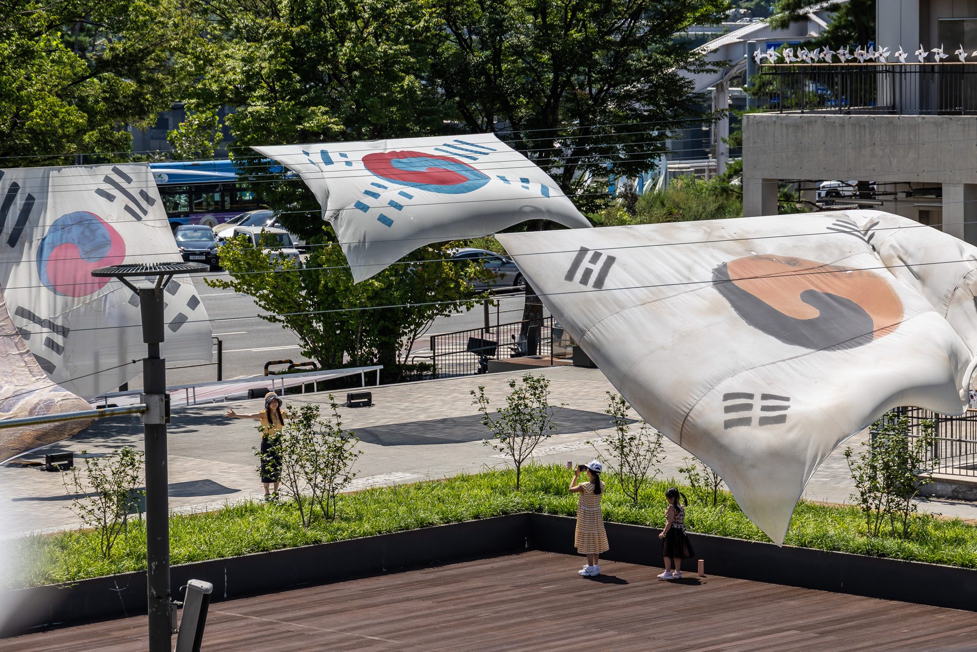 사회;역사;광복절;광복80주년;독립운동태극기;시대별태극기전시;노들섬태극기전시;대형태극기