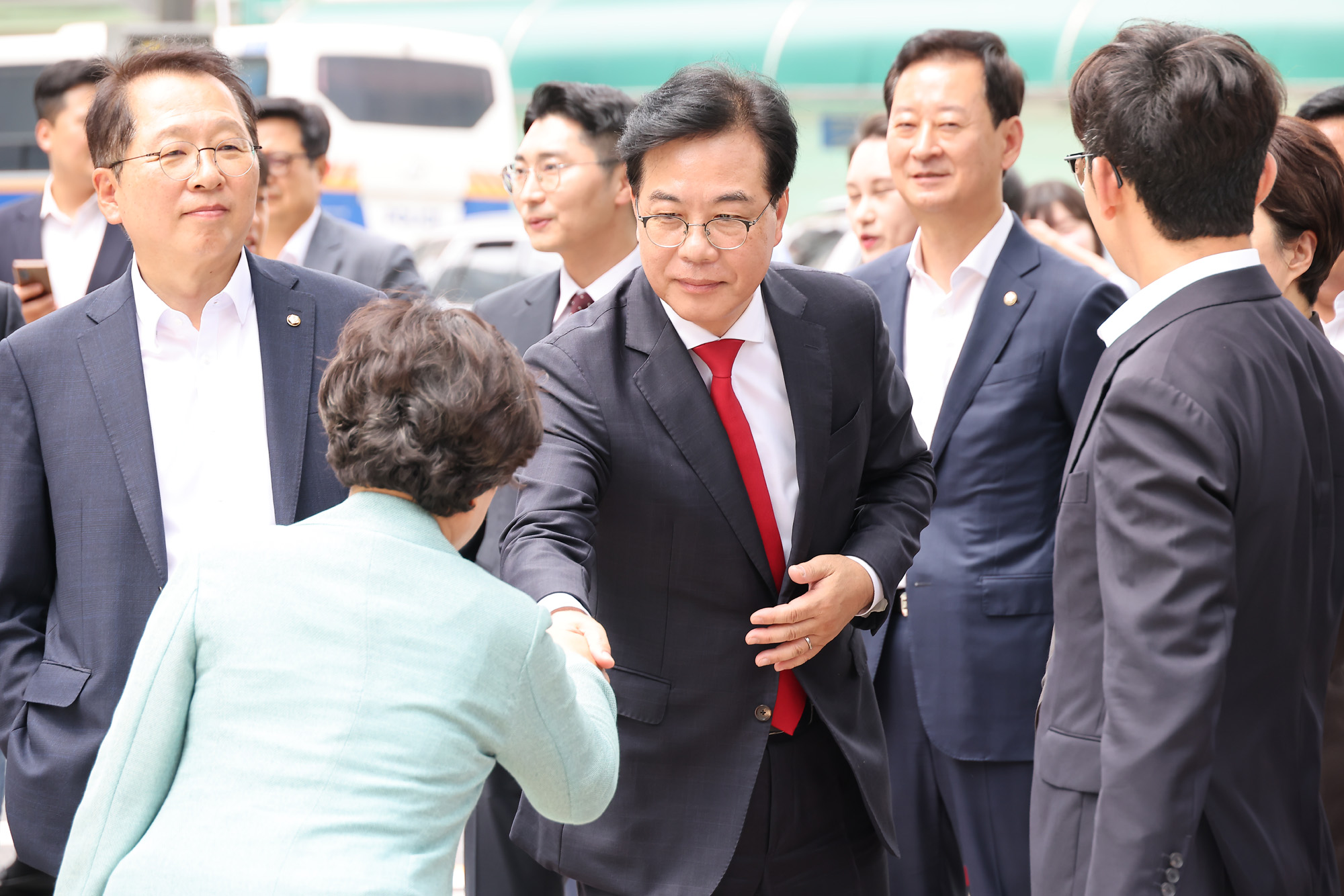 국민의힘 의원총회 비상 김건의 특검 광화문