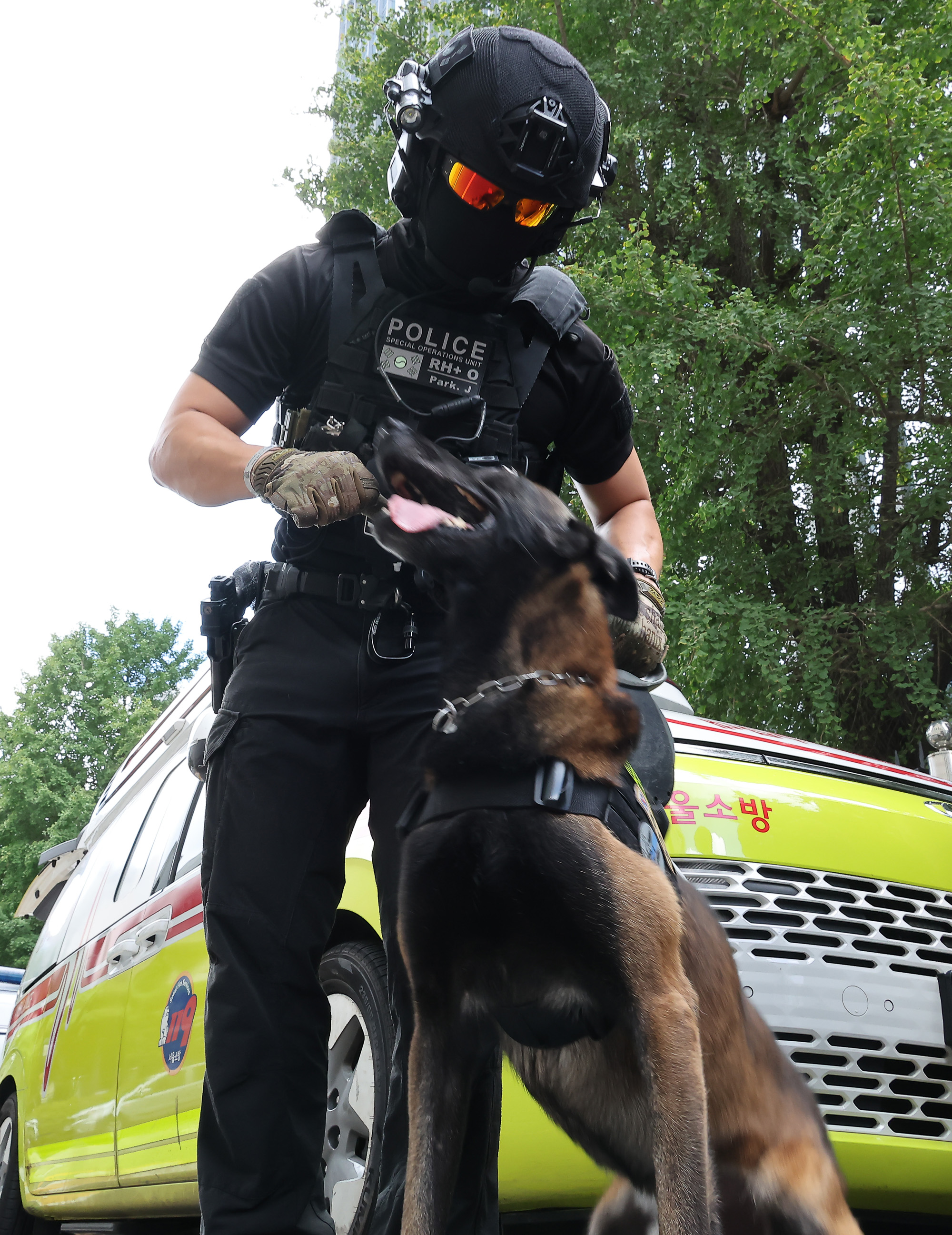 정부서울청사 폭발물;합동훈련