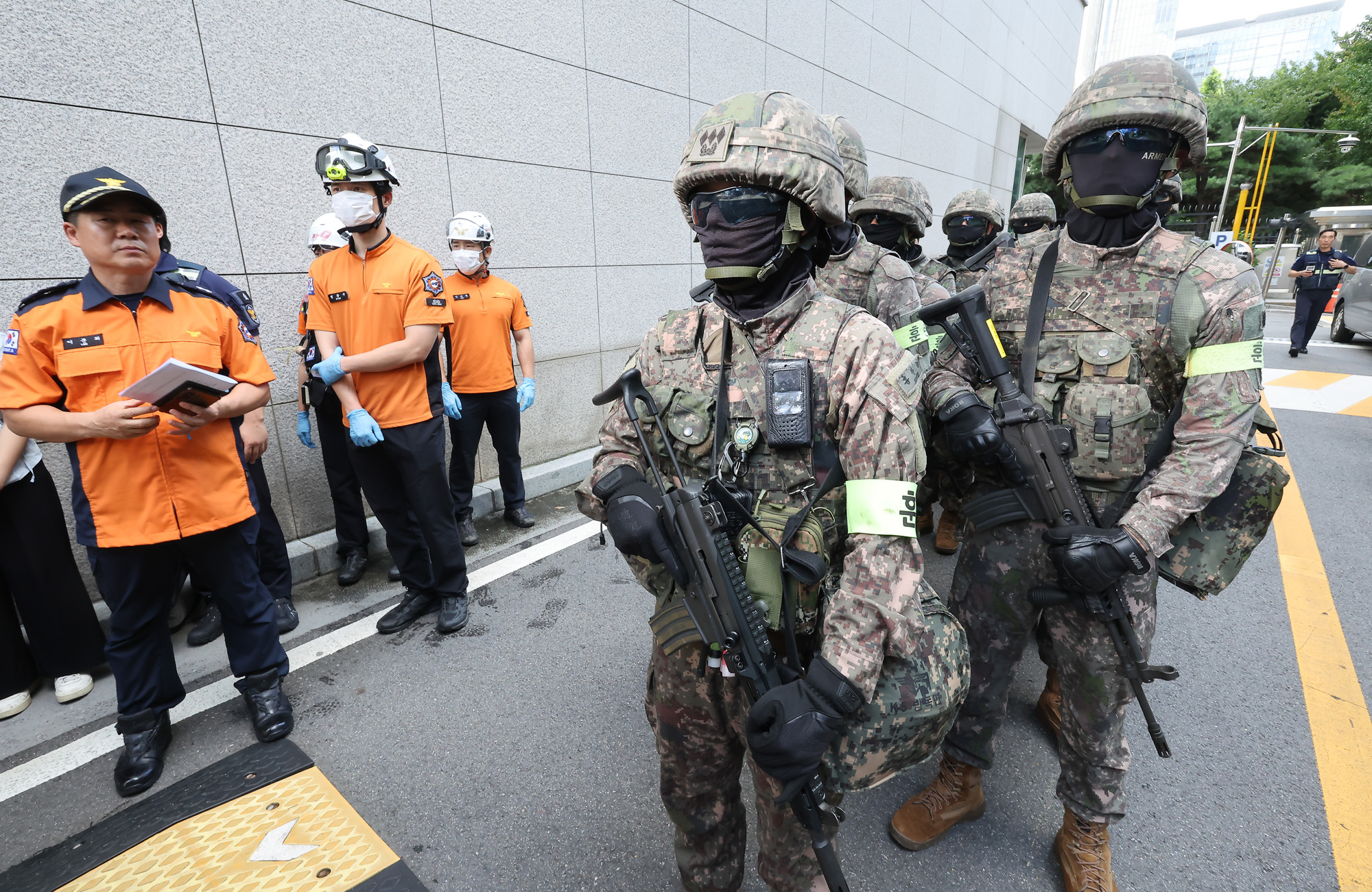 정부서울청사 폭발물;합동훈련