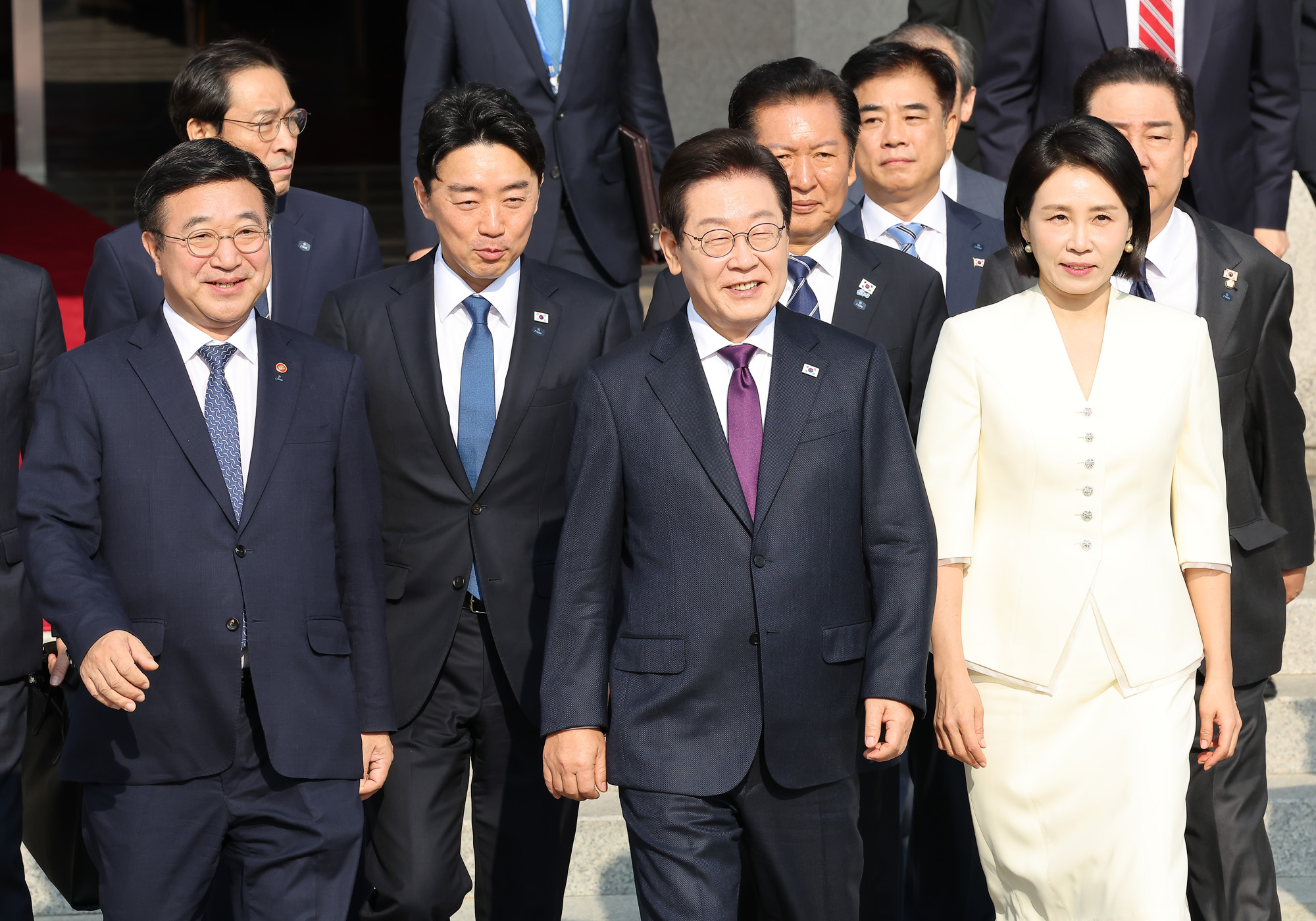 이재명;대통령;김혜경;정상회담;서울공항;일;본 미국;방일;방미