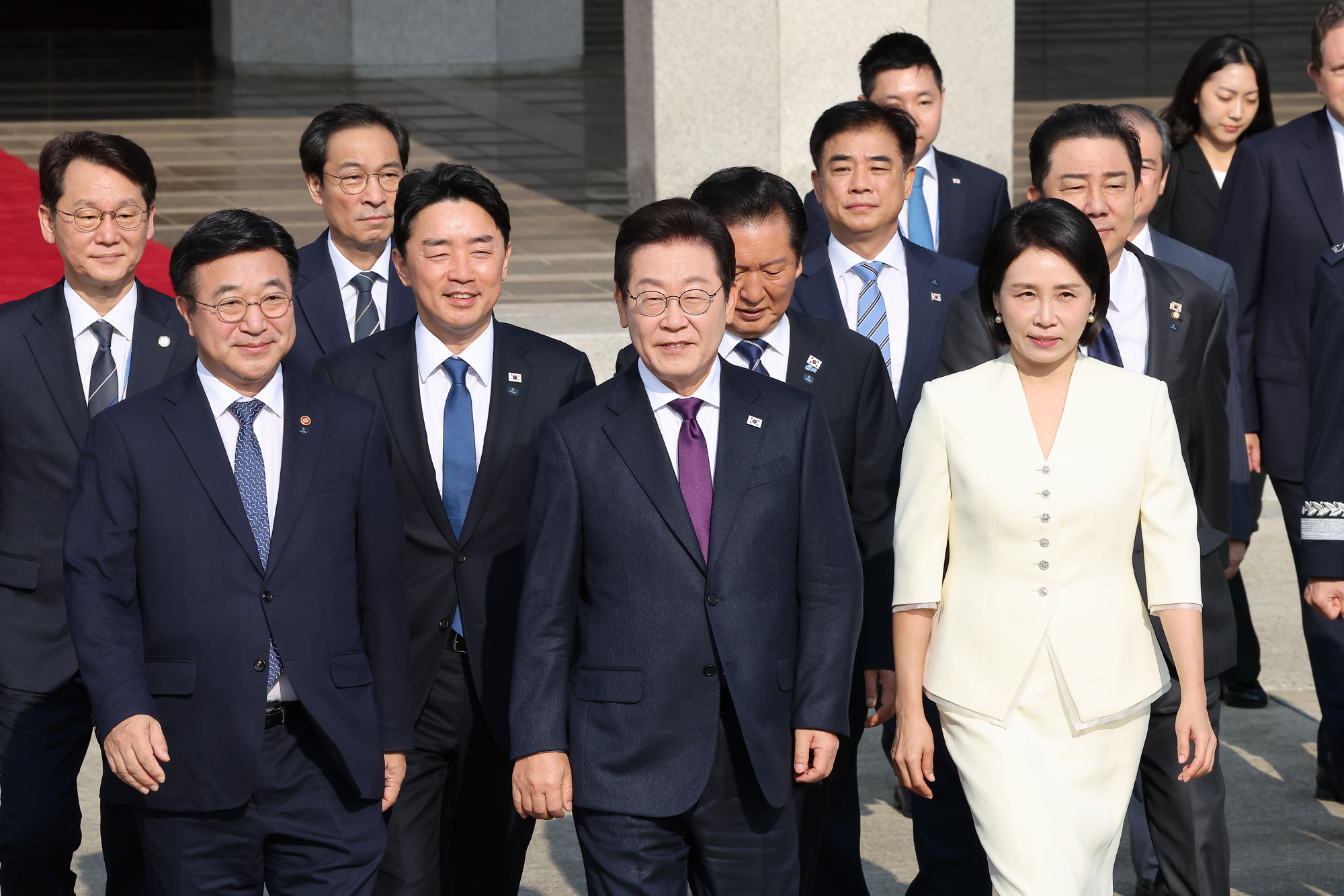 이재명;대통령;김혜경;정상회담;서울공항;일;본 미국;방일;방미