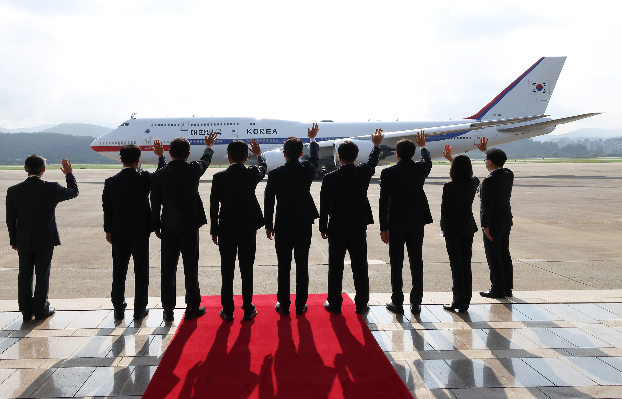 이재명;대통령;김혜경;정상회담;서울공항;일;본 미국;방일;방미