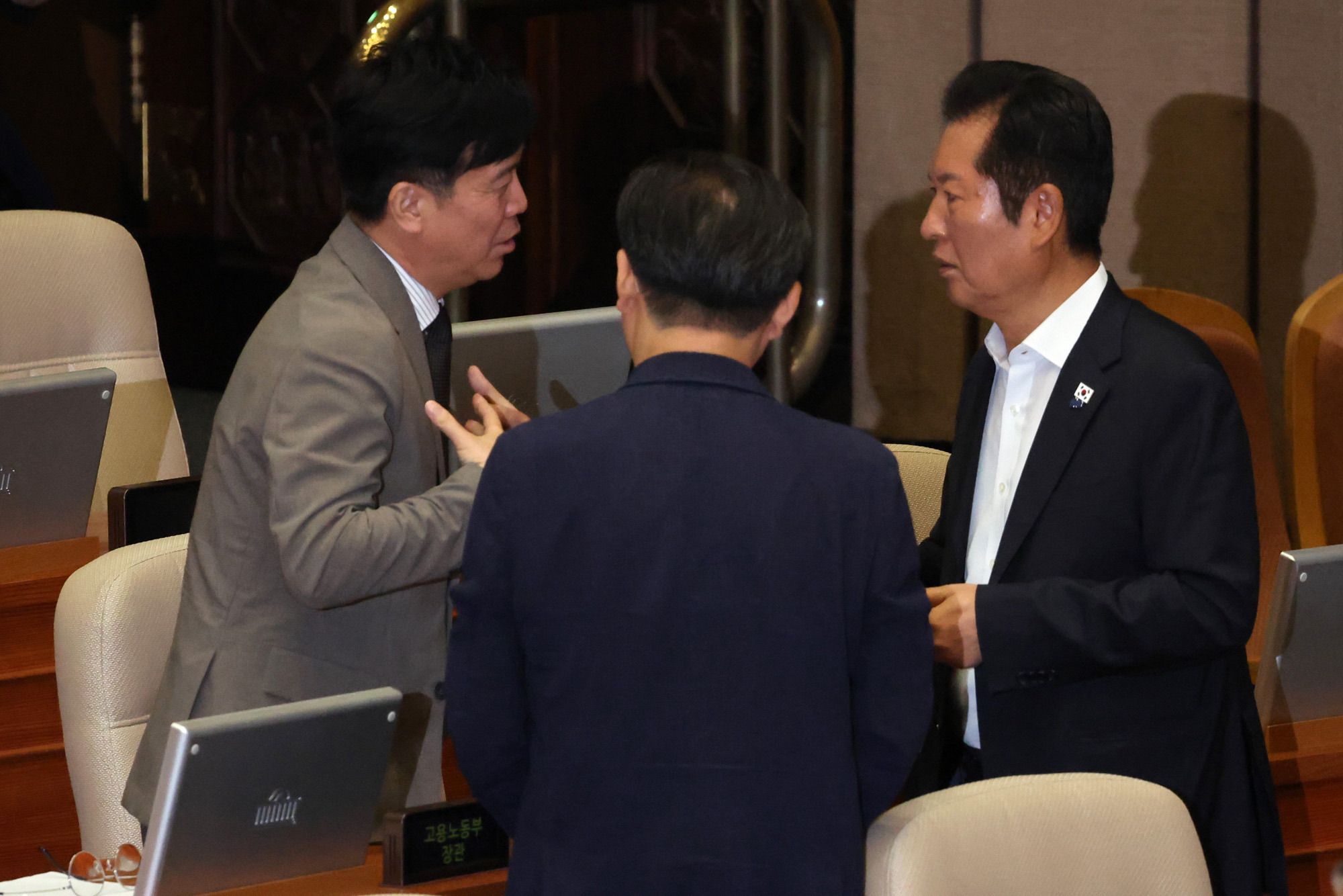 정치;국회;본회의;무제한토론;정청래;김영훈 노동부장관