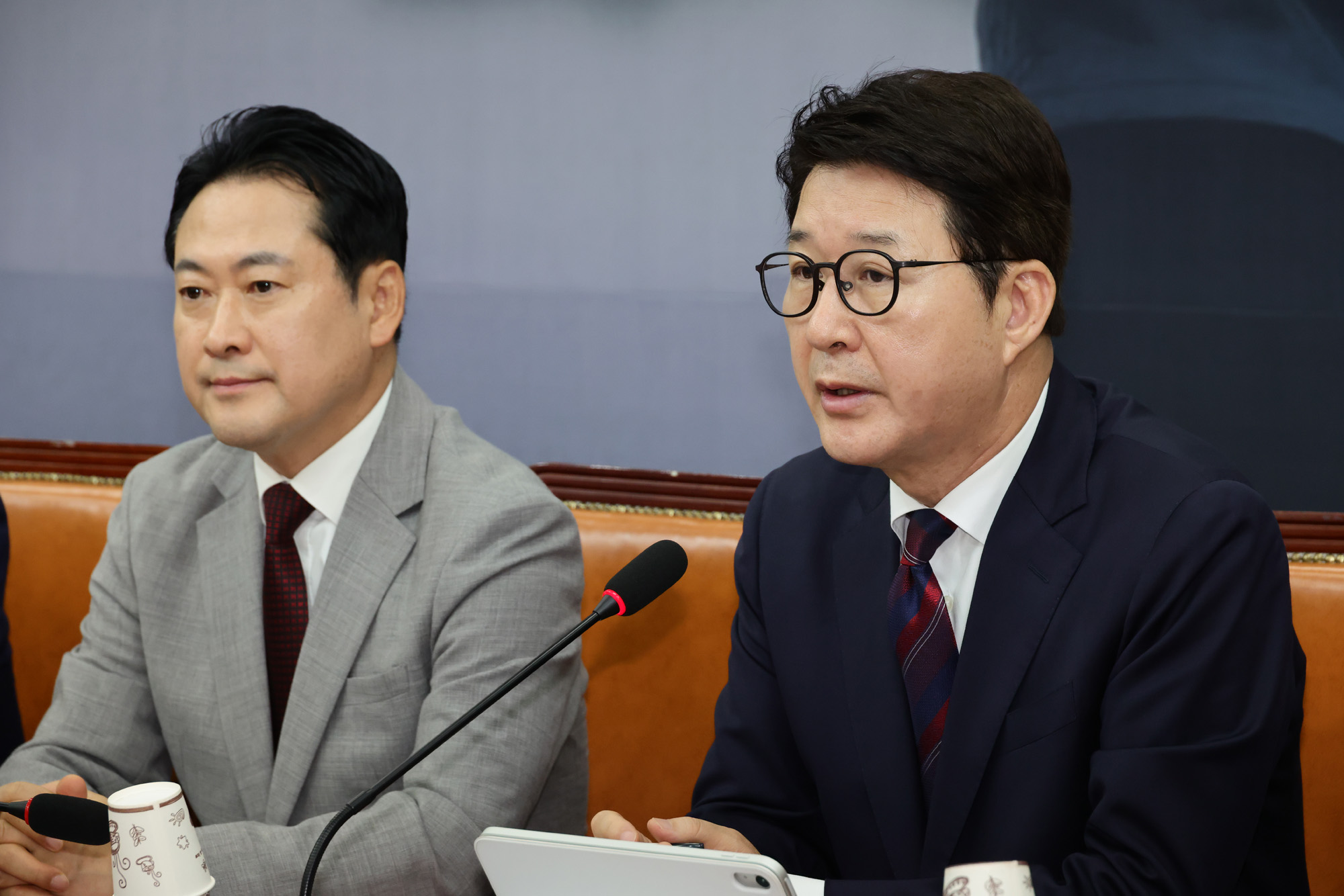 정치;국회;국민의힘 최고위원회의;국민의힘신임지도부;신동욱